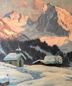 "Sunset on the Alps" by Erwin Kettemann