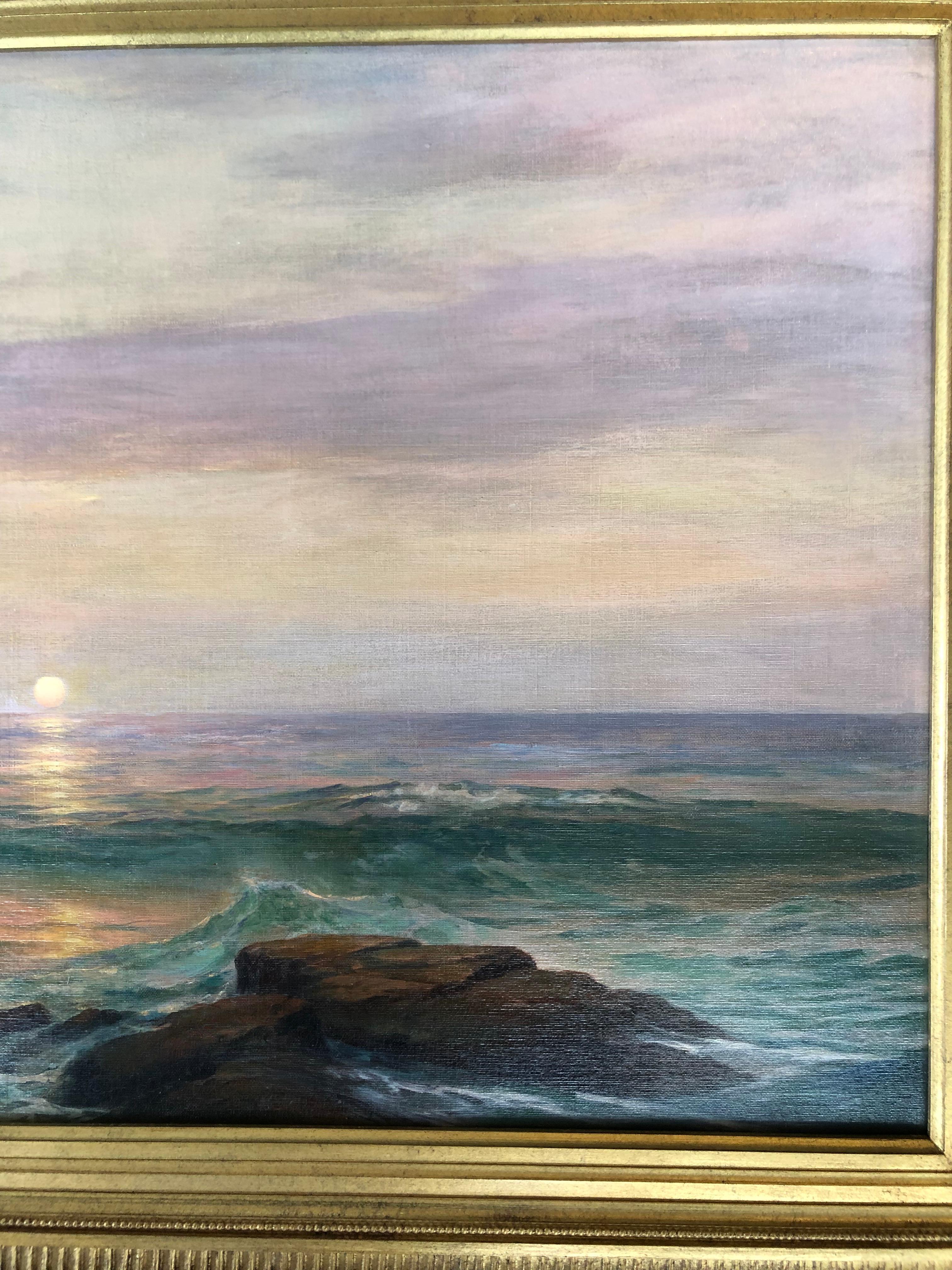 American Sunset on the Coast by Warren Sheppard