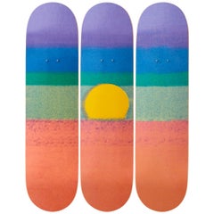 Sunset ‘Orange’ Skateboard Decks after Andy Warhol