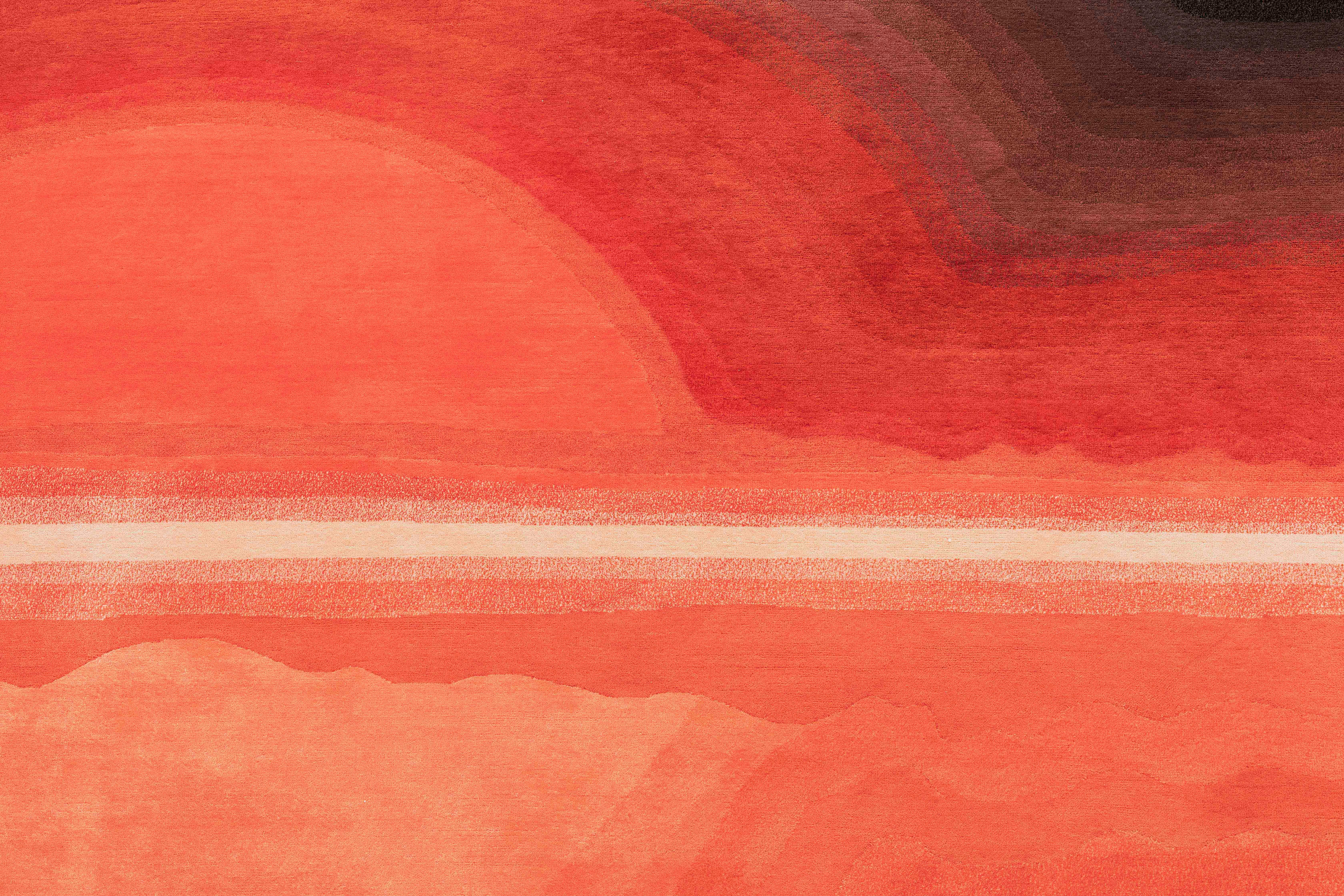 Post-Modern Sunset Rug by Gandia Blasco For Sale