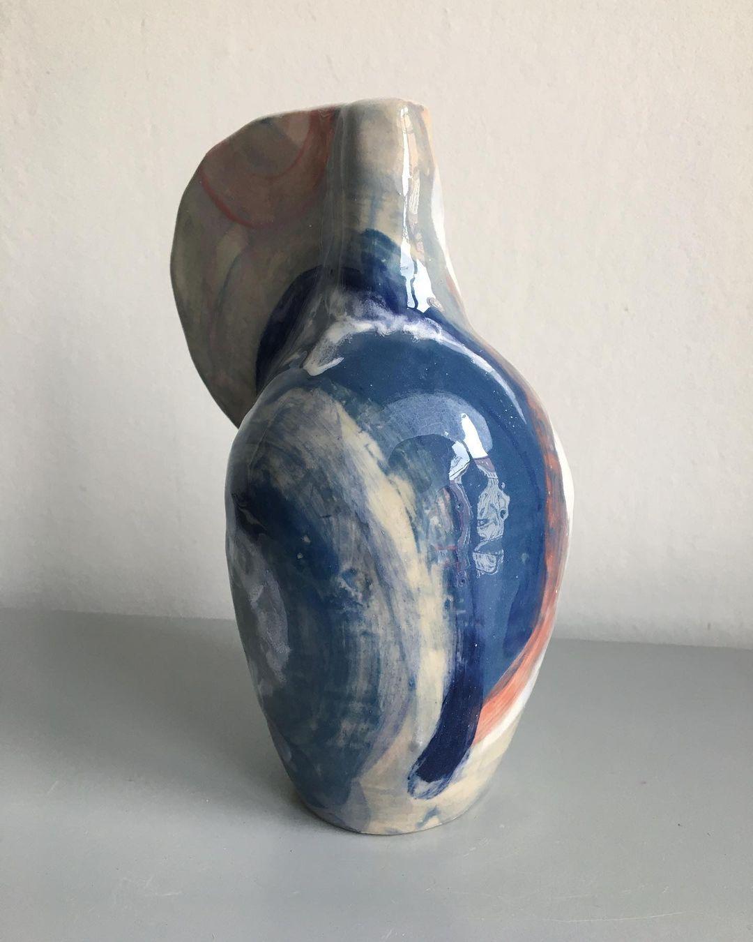 Other Sunset Sculpture Vase by Maria Lenskjold For Sale