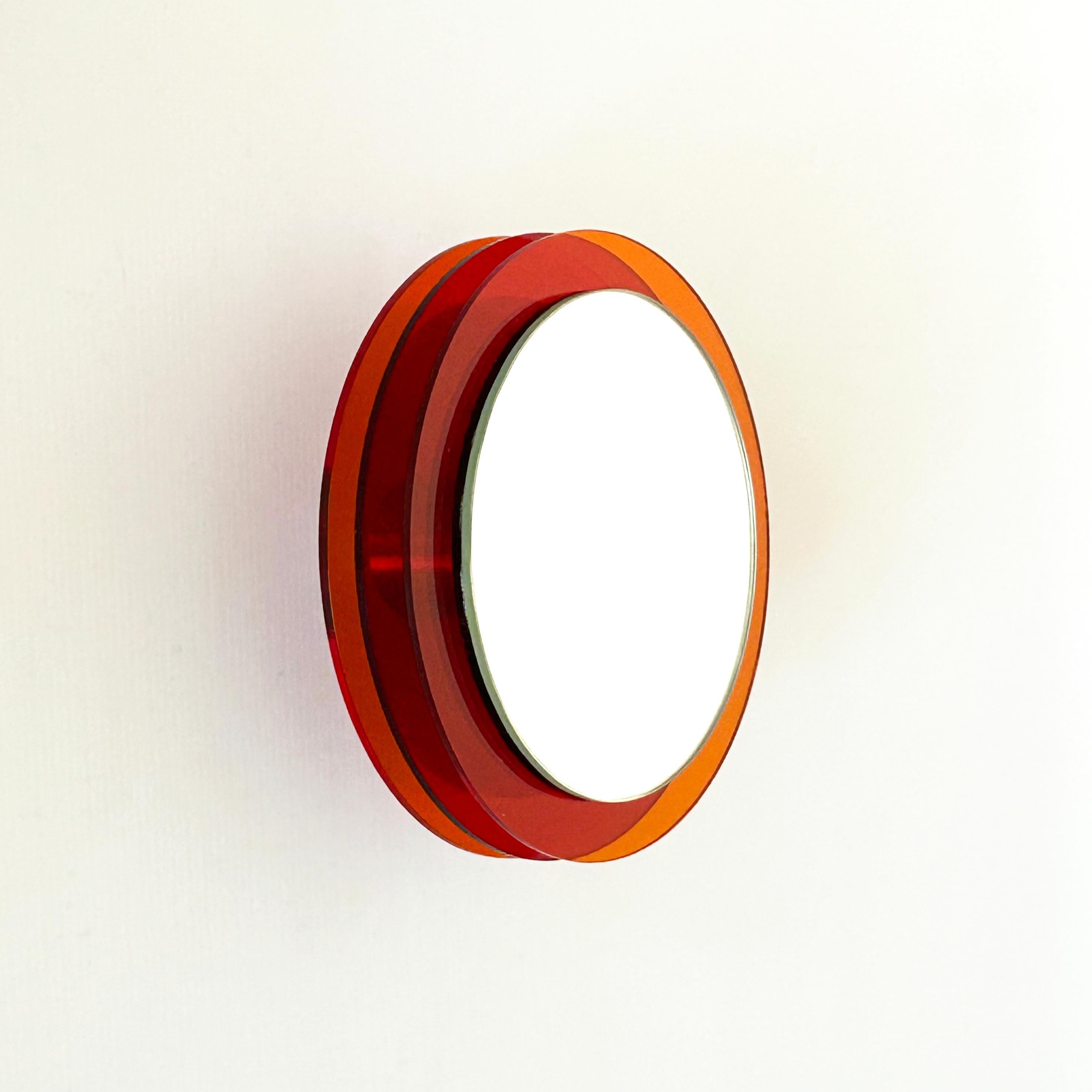 Sunset Set 2a, Specchi da parete con plexiglass, design scultura di Andreas Berlin in vendita 4