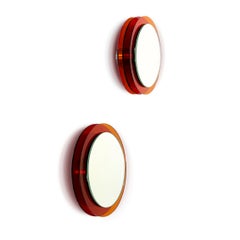 Sunset Set 2a, Wall Mirrors with Plexiglass, Design Sculpture by Andreas Berlin