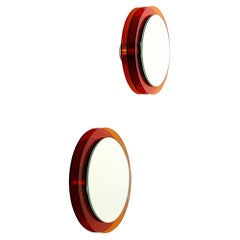 Sunset Set 2a, Wall Mirrors with Plexiglass, Design Sculpture by Andreas Berlin