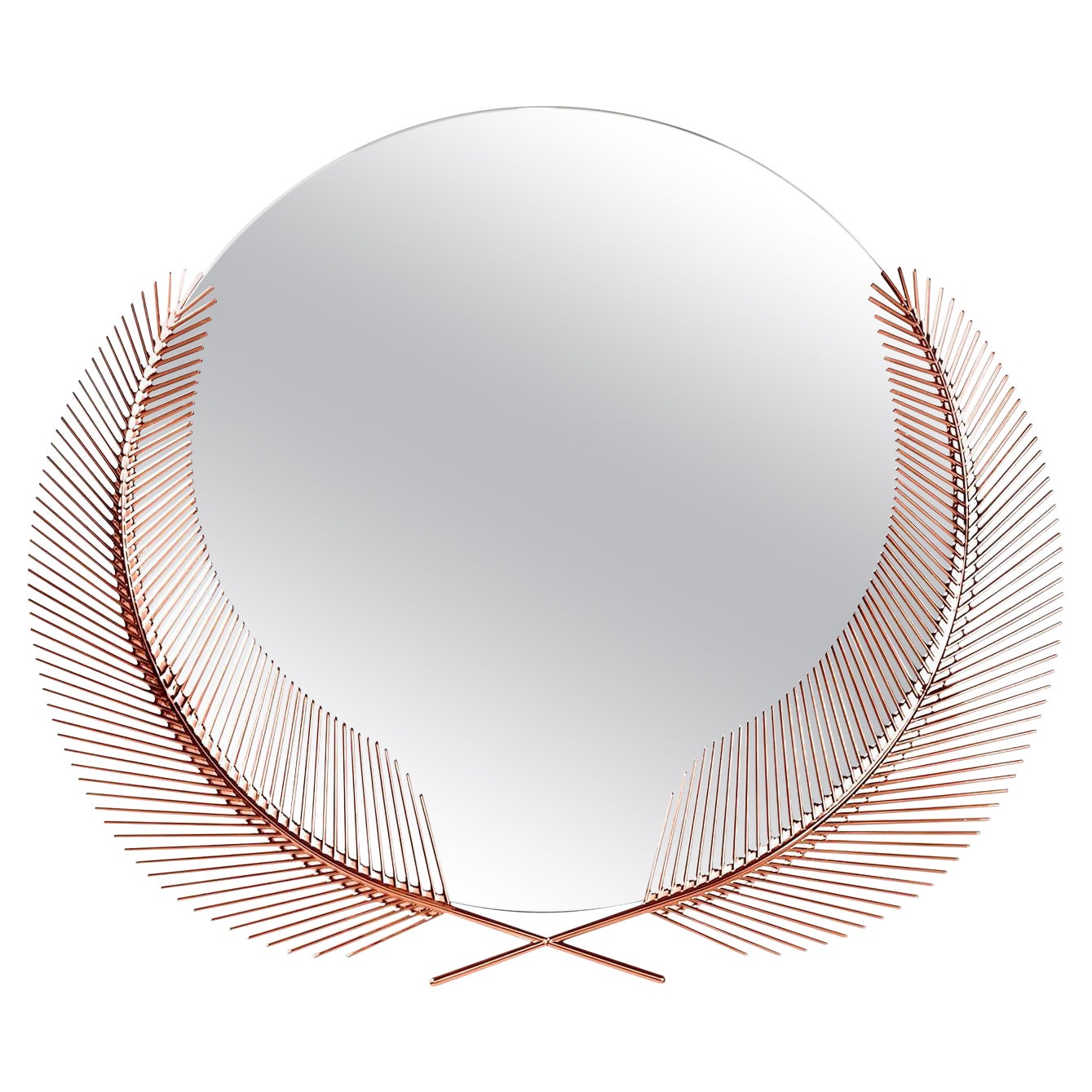 Petit miroir rose Sunset par Nika Zupanc en vente