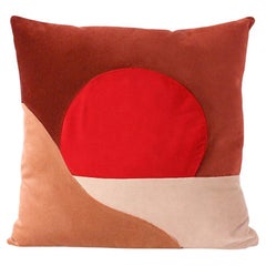 Sunset Velvet Deluxe Handmade Decorative Pillow