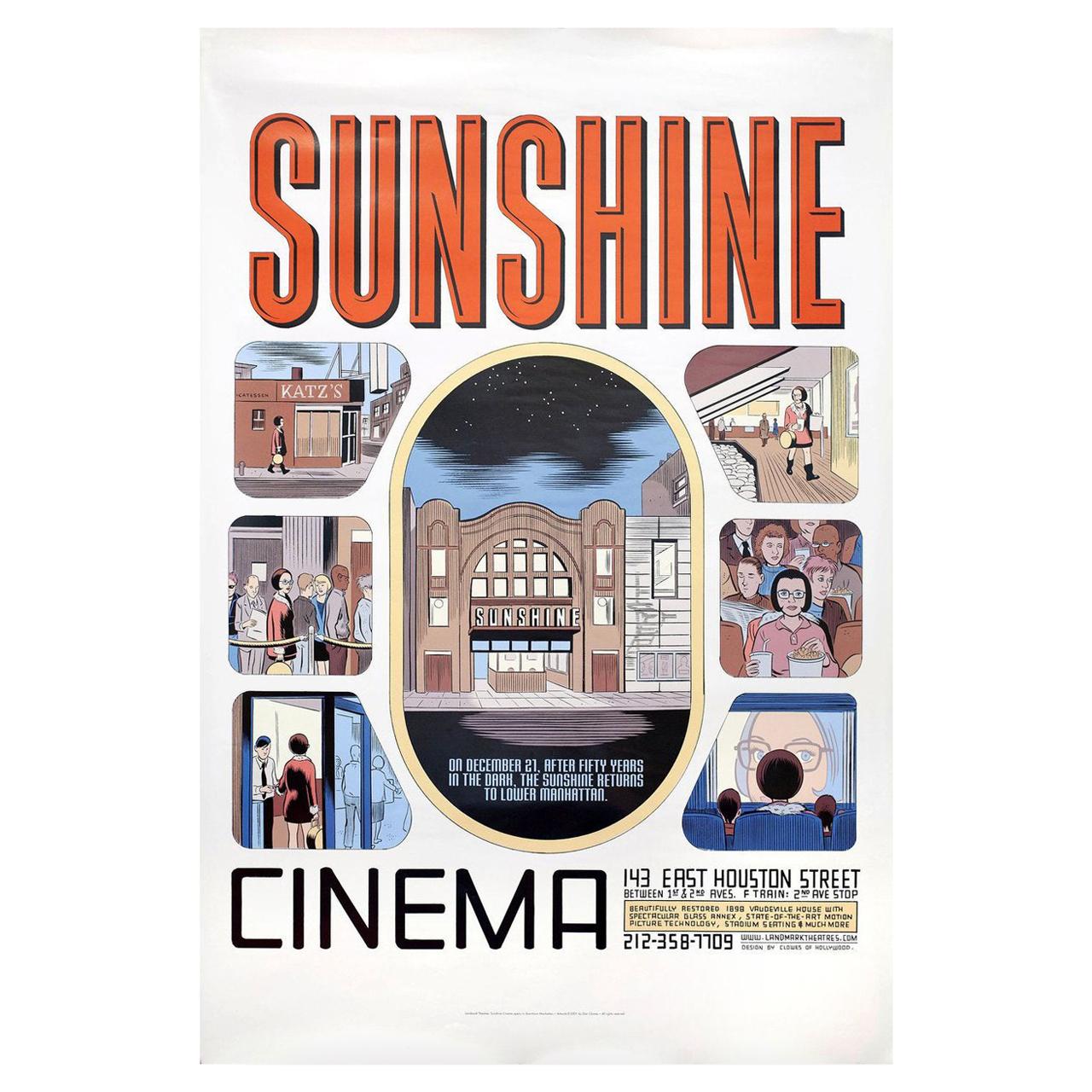 'Sunshine Cinema' 2001 U.S. One Sheet Poster