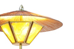 Sunshine Floor Lamp by Sabrina Landini, Brass & Japanese Paper, Hand Made Italy