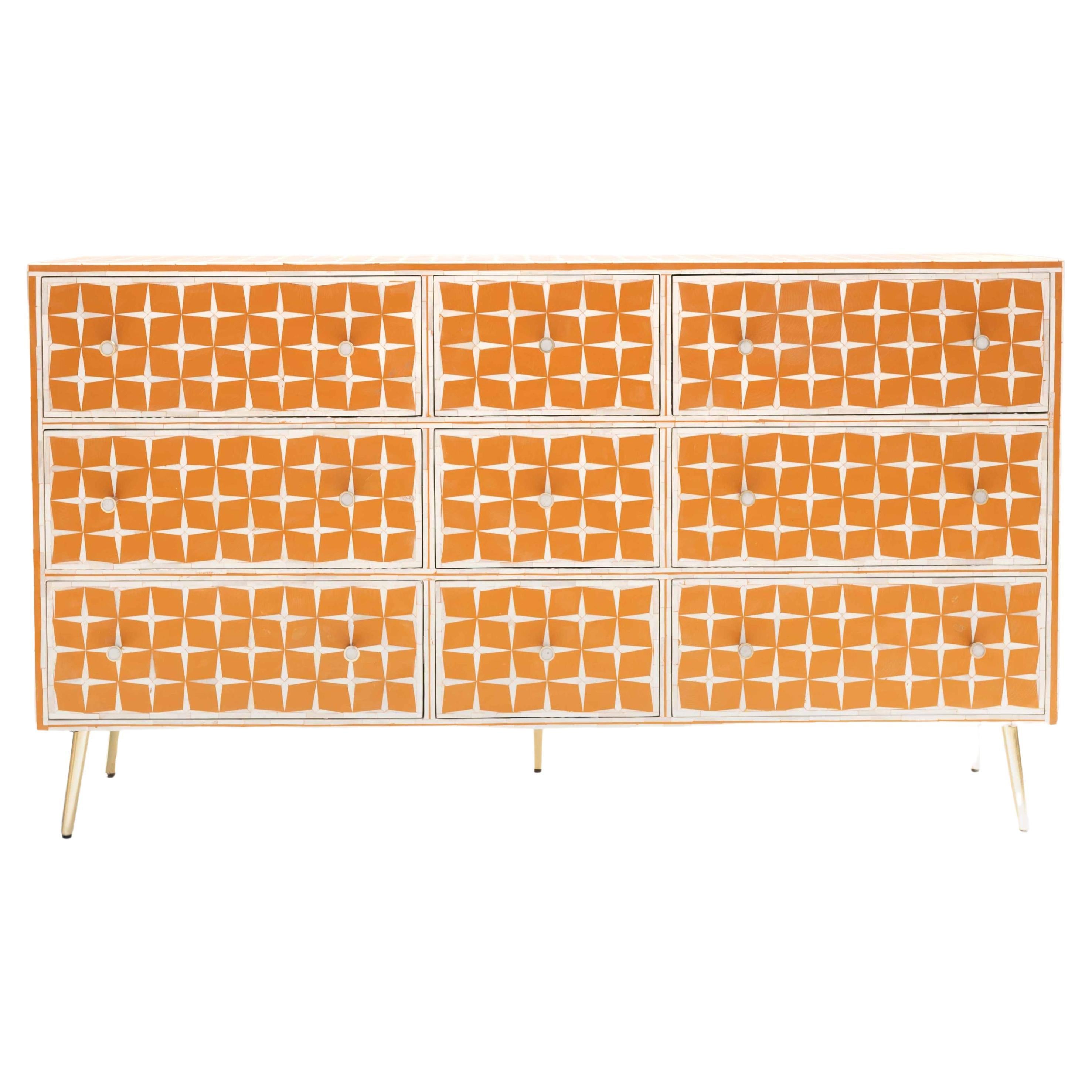 Cassettone con intarsio Sunshine in vendita