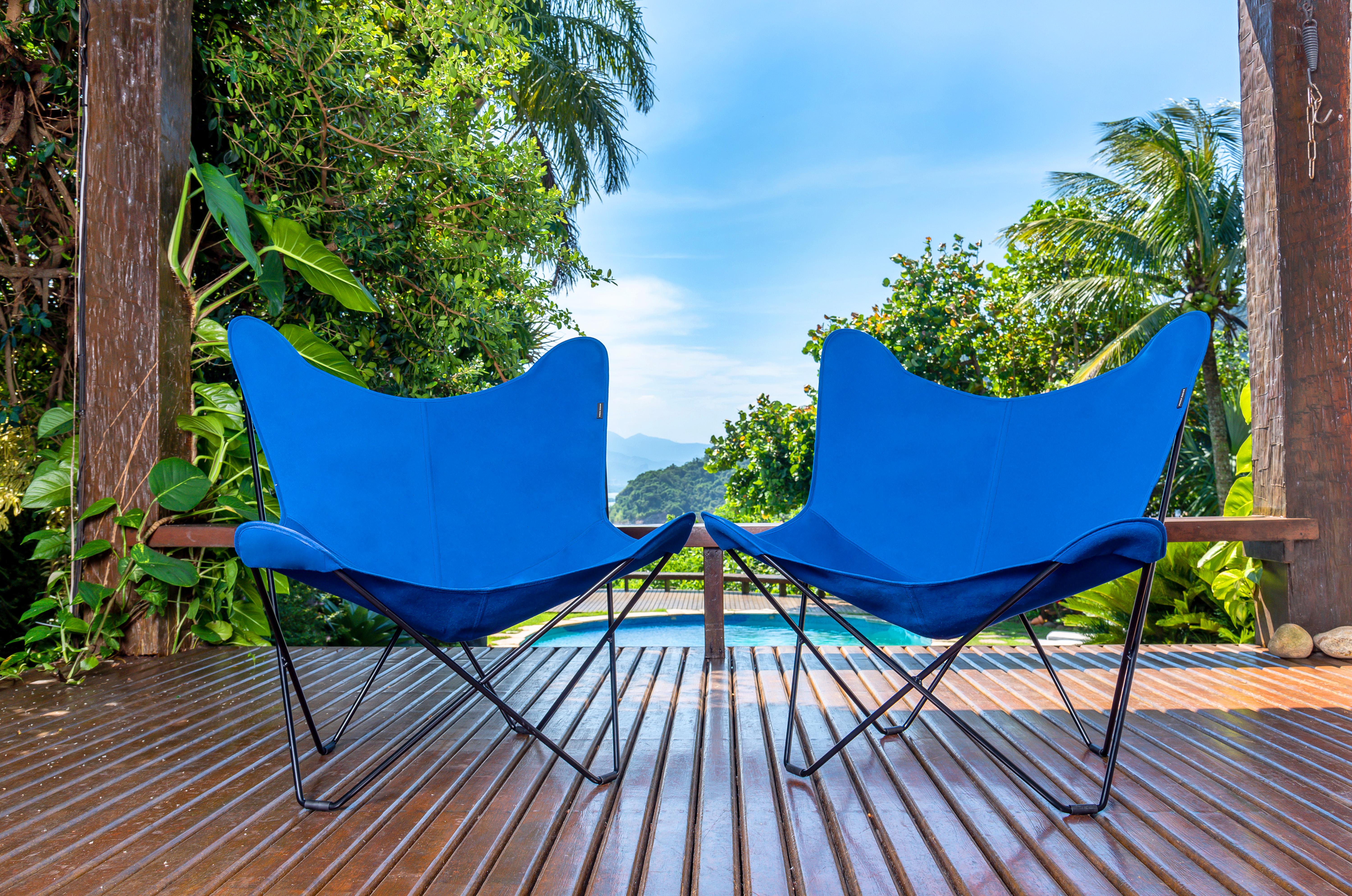 Sunshine Mariposa Outdoor Lounge Chair by Cuero Design For Sale 2