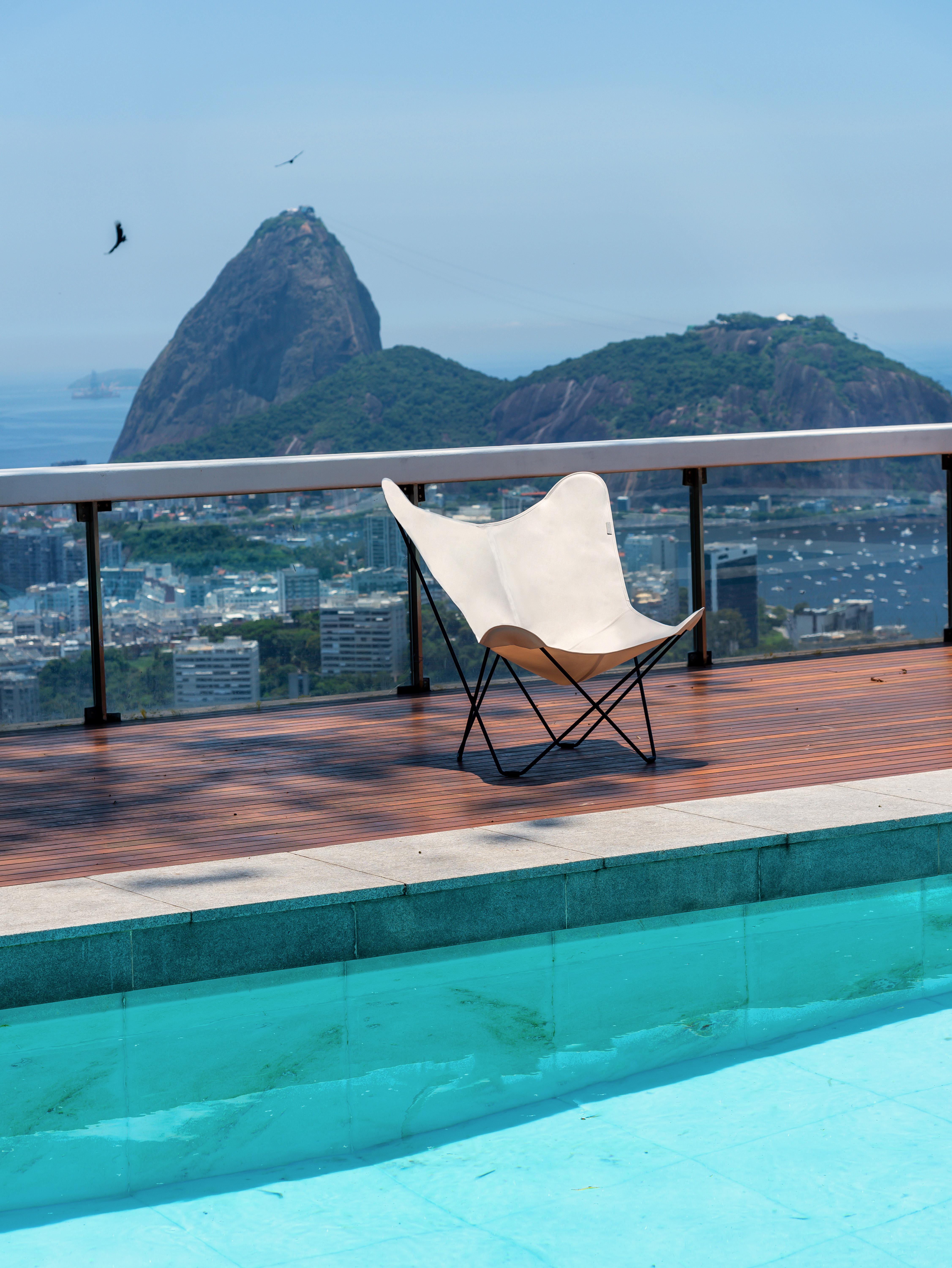Silla de exterior Sunshine Mariposa de Cuero Design en venta 4