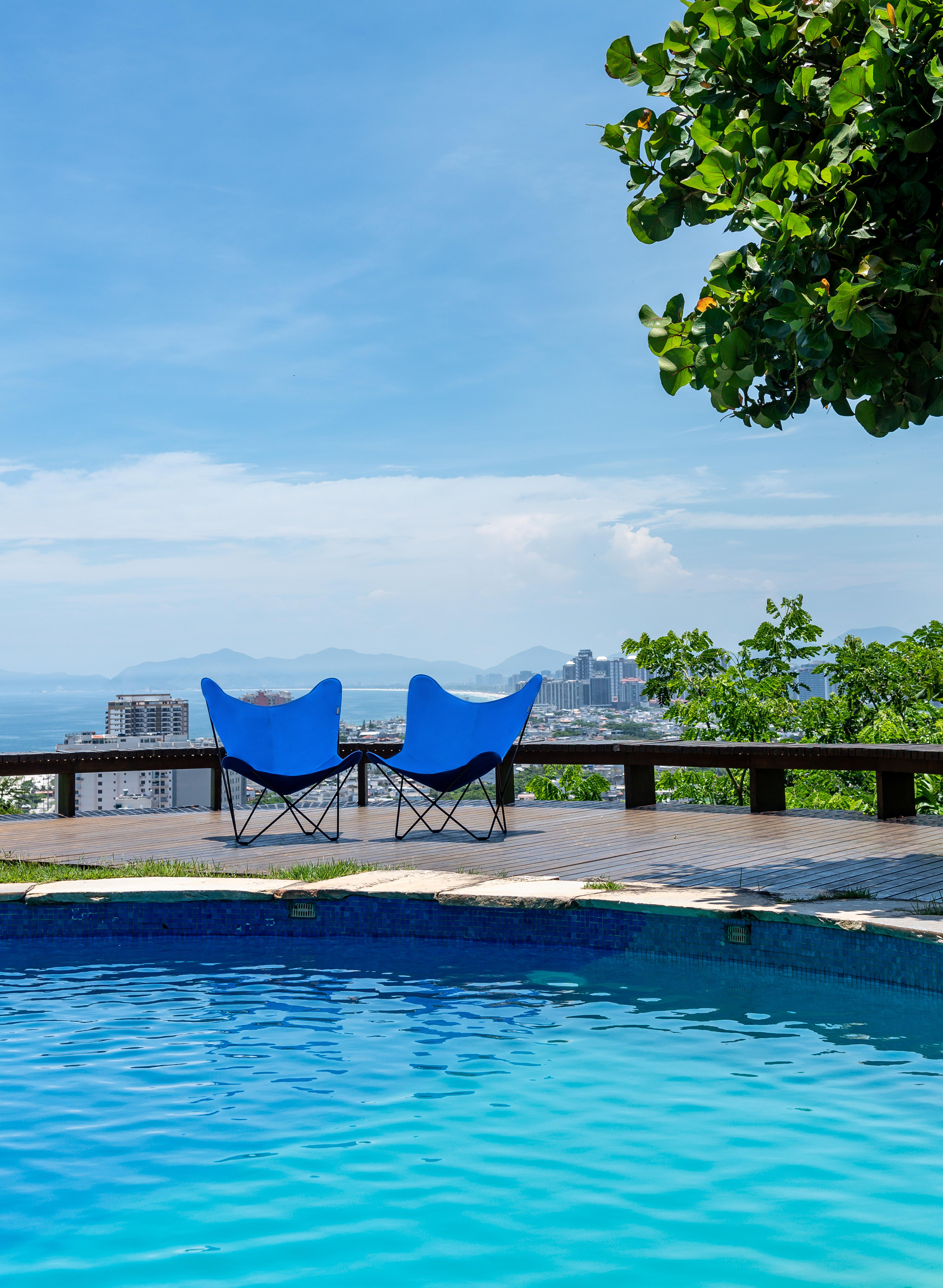 Silla de exterior Sunshine Mariposa de Cuero Design en venta 11