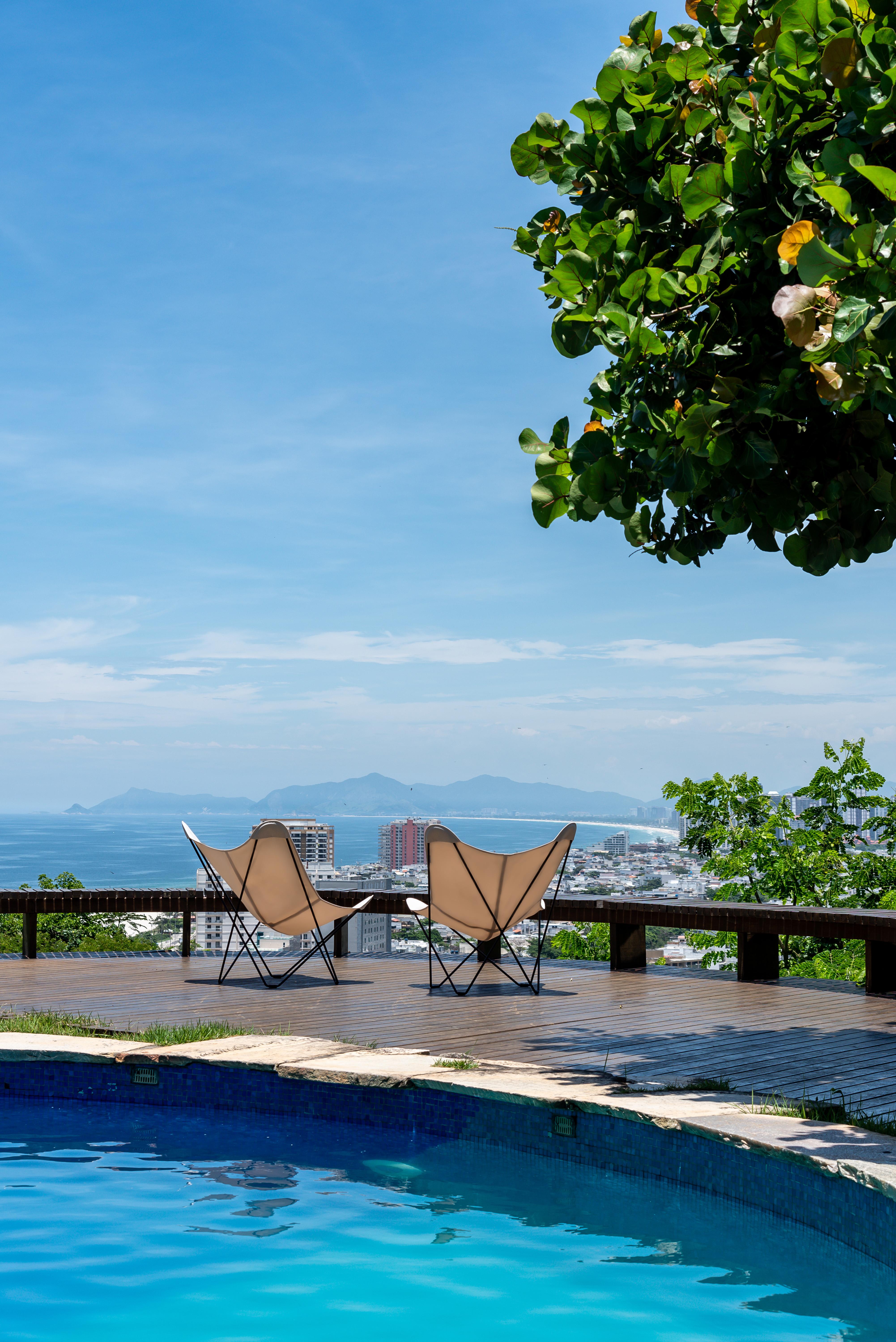 Silla de exterior Sunshine Mariposa de Cuero Design en venta 12