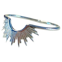 Sunshine Ring New Year
s Gift 925 Sterling Silver Sunburst Ring Women Present.