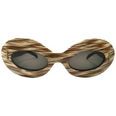 Suntimer Victory Light Skimo Style Made in France Vintage Sunglasses, 1960