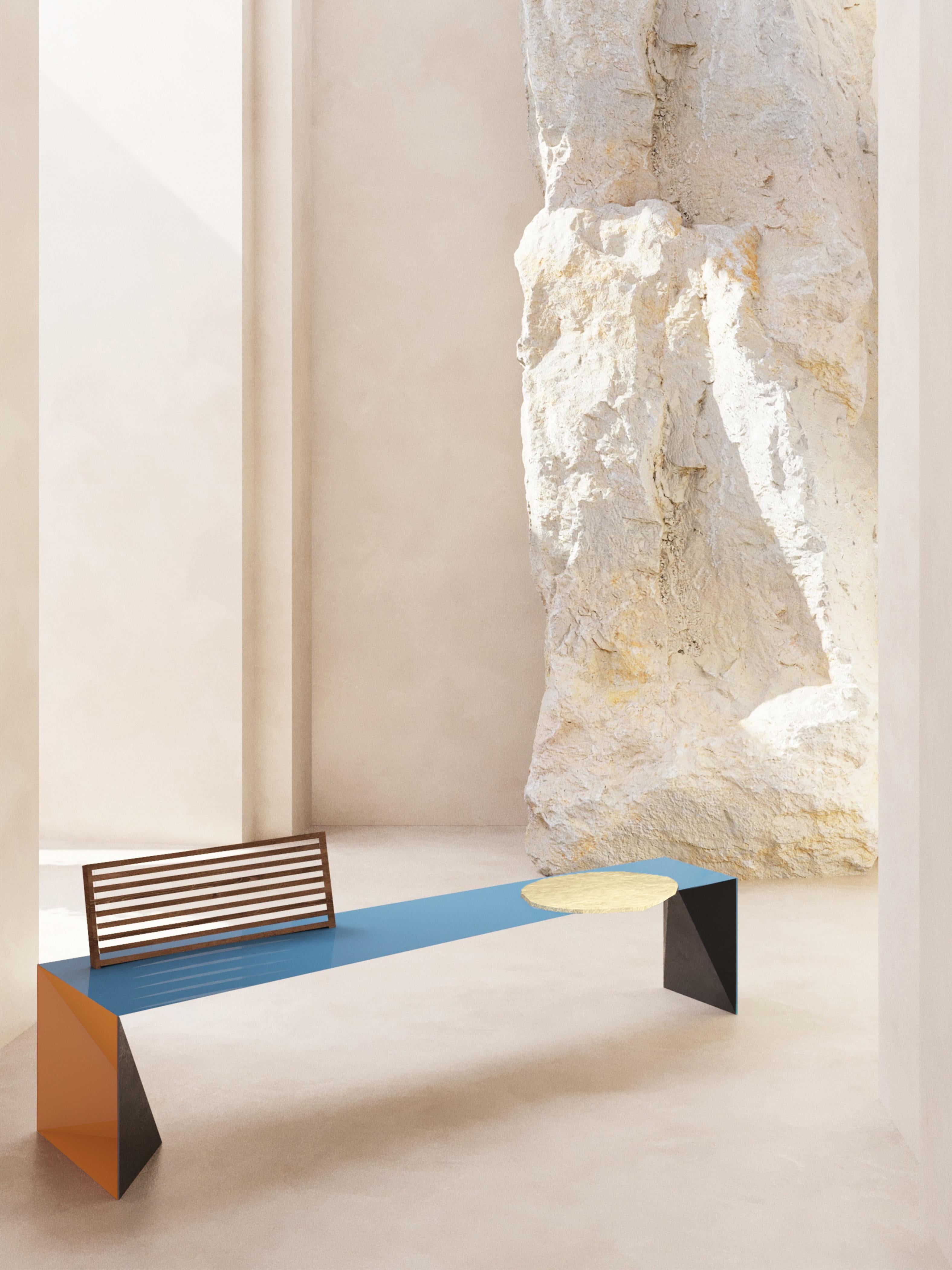 Portuguese Sunwind Bench by Fabricio Roncca and David Iain Brown For Sale