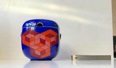 Cubitera 'Suomi' Op Art de Victor Vasarely para Rosenthal Galerie, años 70