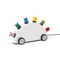 Super All White US 110V Table or Floor Lamp by Martine Bedin for Memphis Milano