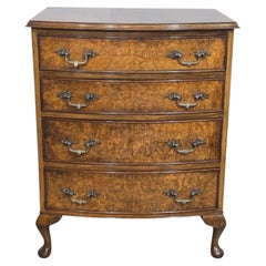 Super Burr Walnut Chest of Drawers