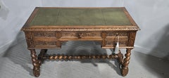 Super Carved Oak Desk