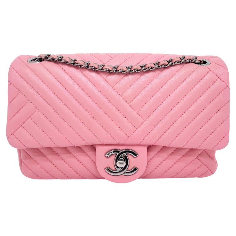 Chanel Timeless/classique Leather Crossbody Bag In Pink