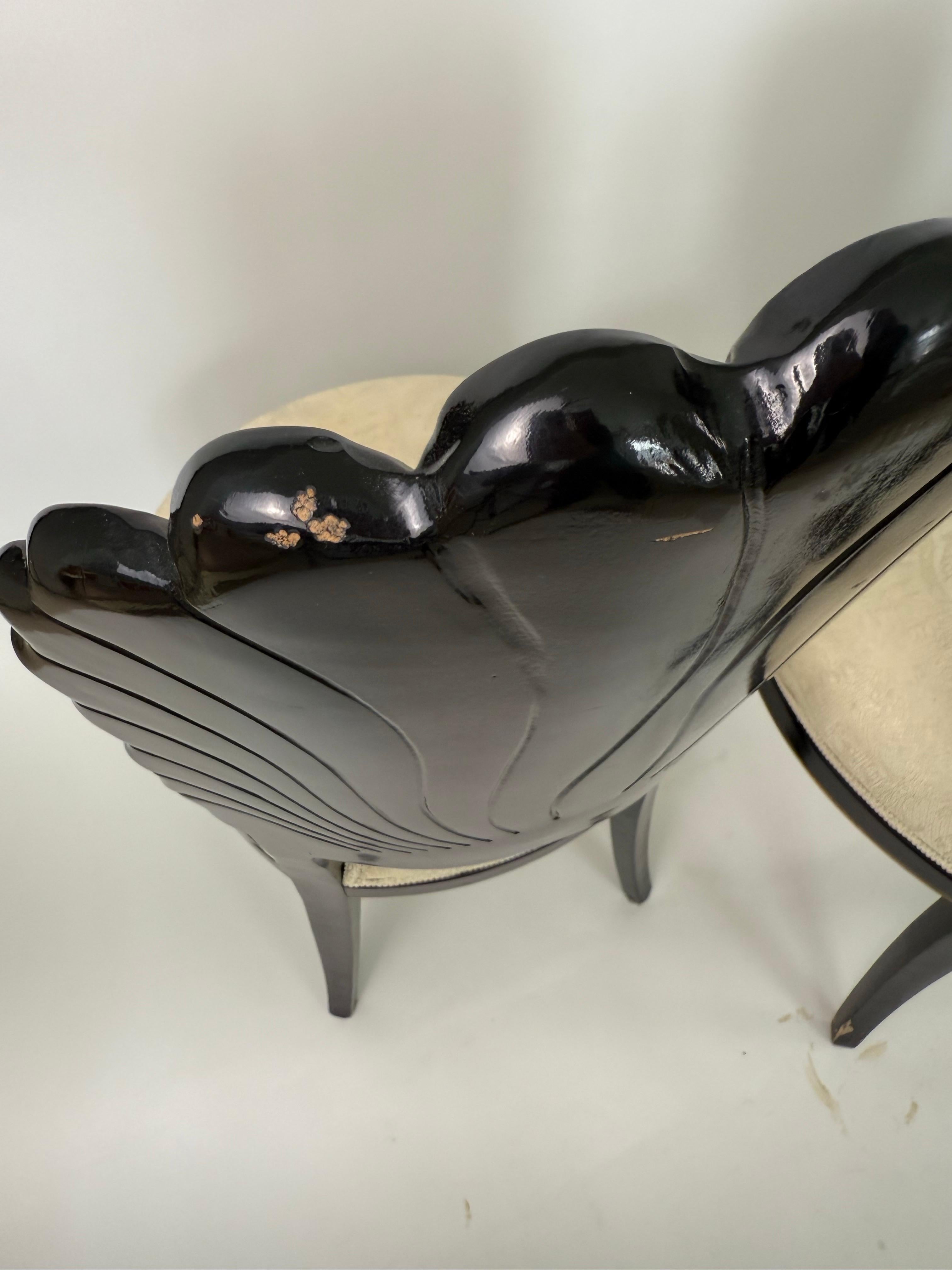 Super Chic Clamshell Dining Chairs For Sale 4