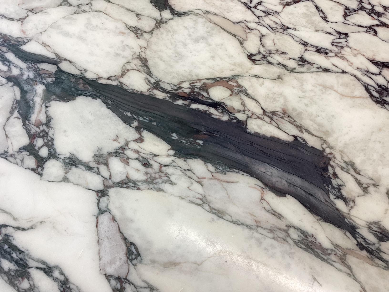 Mid-Century Modern Super Chic French Art Deco Black Laquer and Hexagonal Marble Dining Table