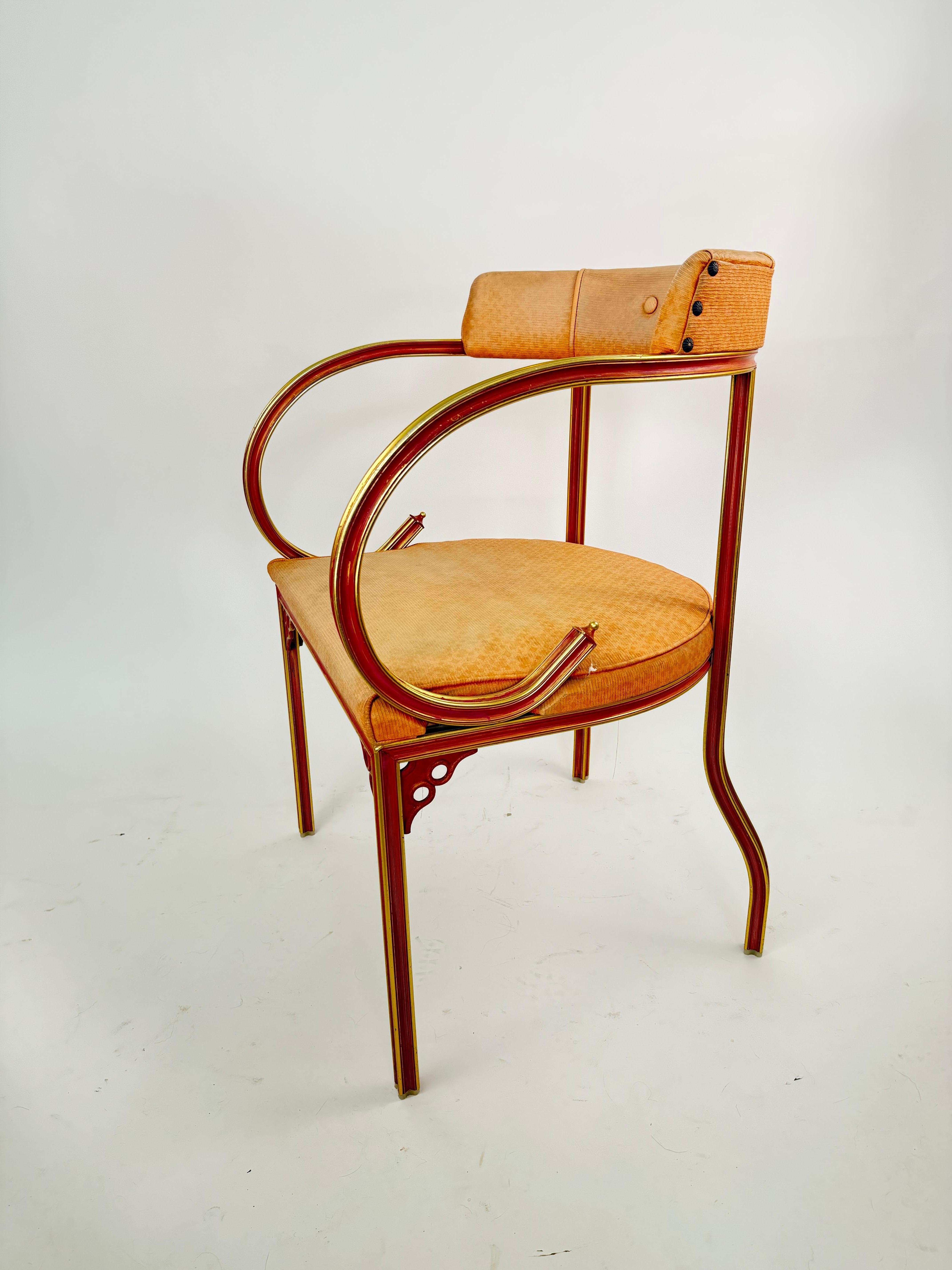 Super Chic Pair of Art Deco Lounge Chairs by John Van Koert Cymball Line in vendita 3
