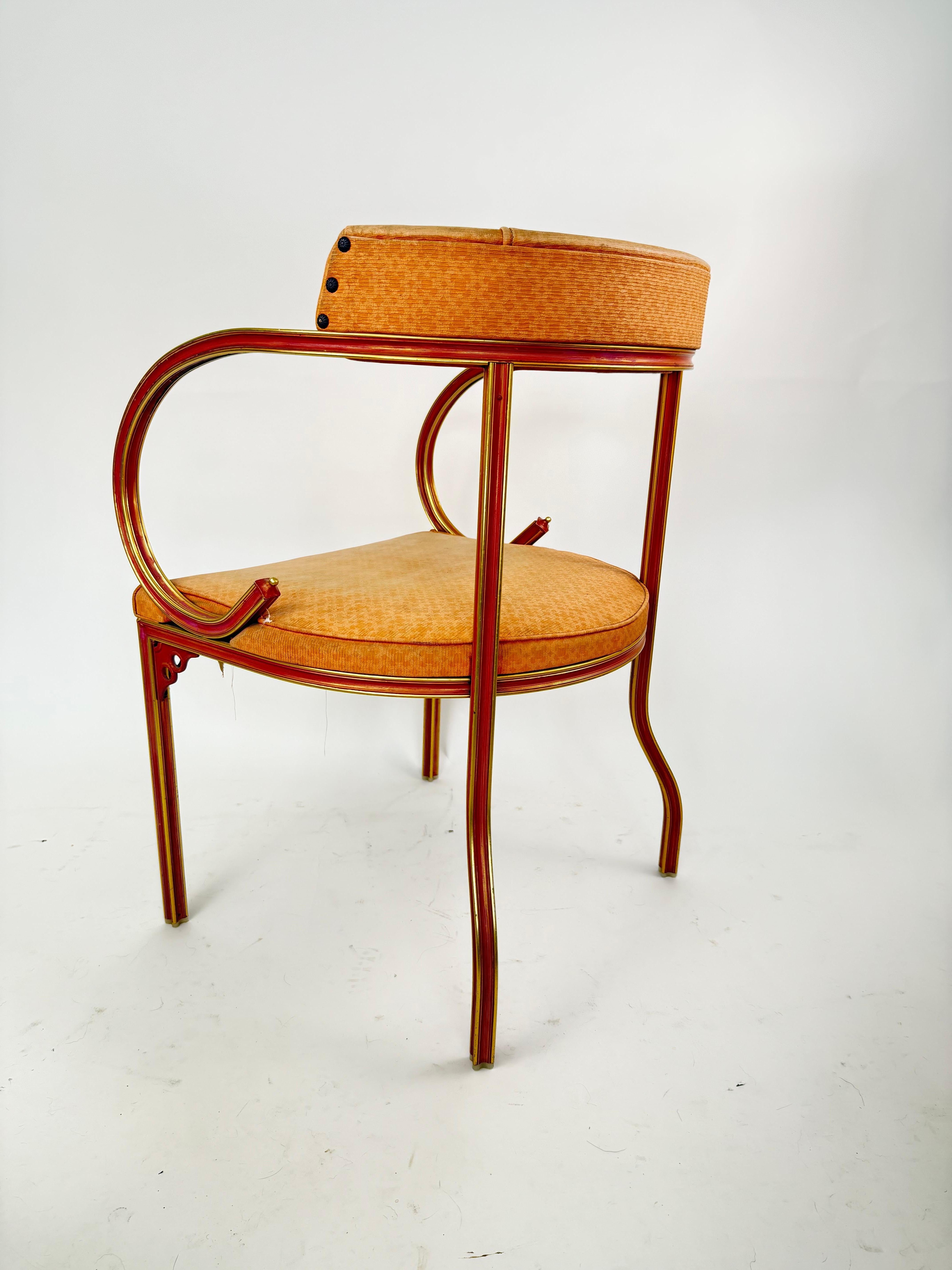Super Chic Pair of Art Deco Lounge Chairs by John Van Koert Cymball Line in vendita 2