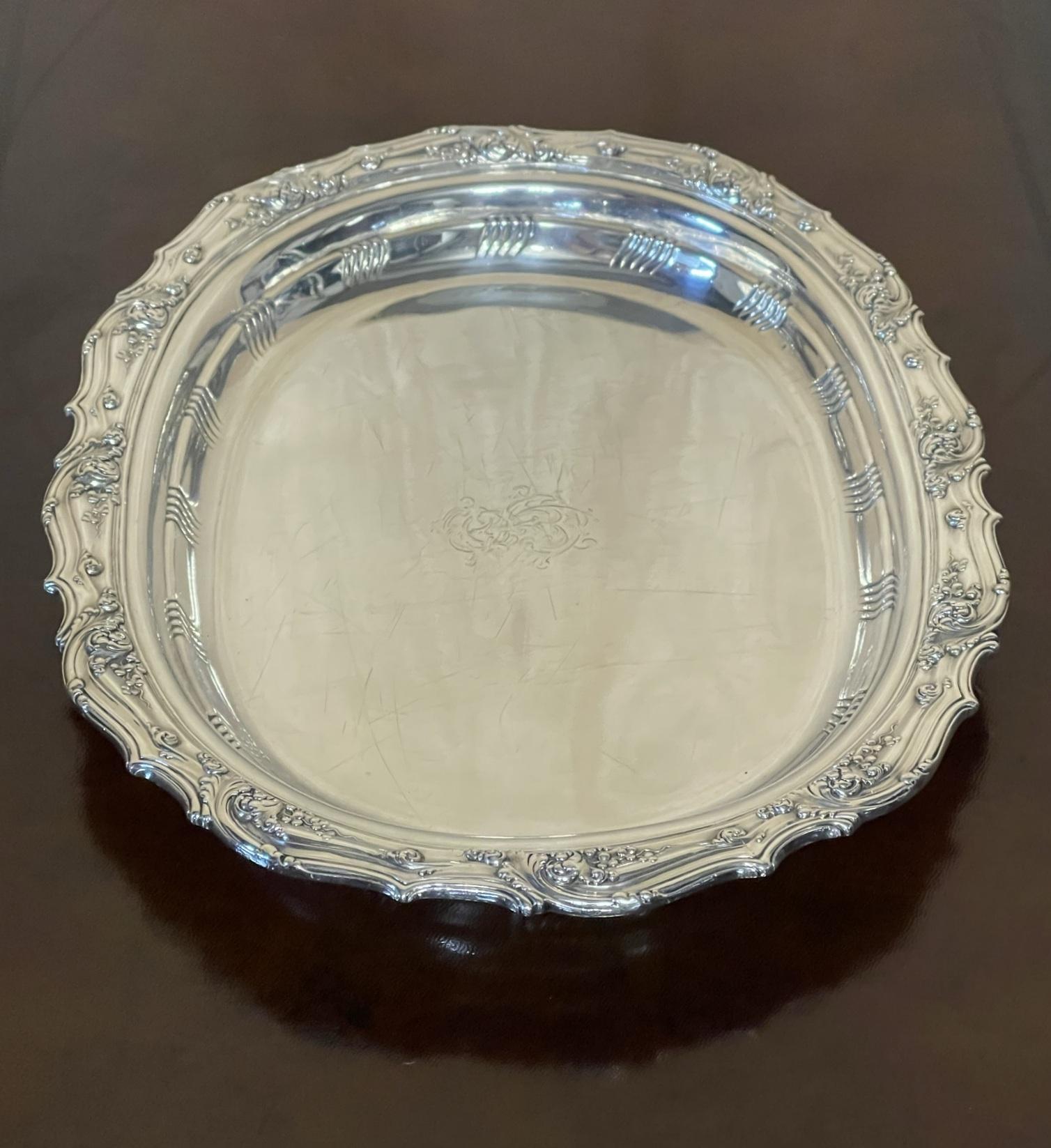 Super Collectable World Fair Chicago 1893 Antique Tiffany & Co. Sterling Tray For Sale 7