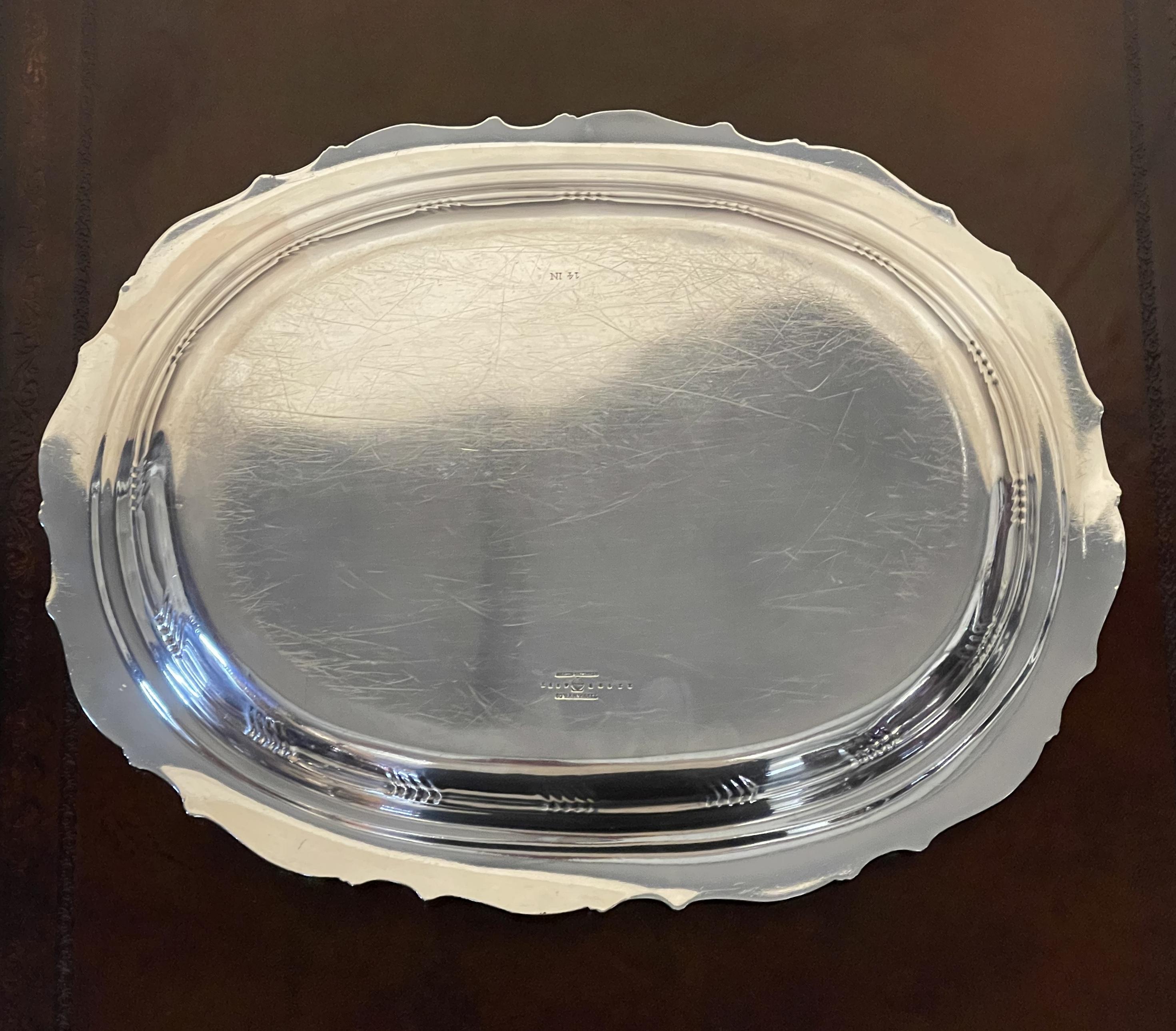 Super Collectable World Fair Chicago 1893 Antique Tiffany & Co. Sterling Tray For Sale 12