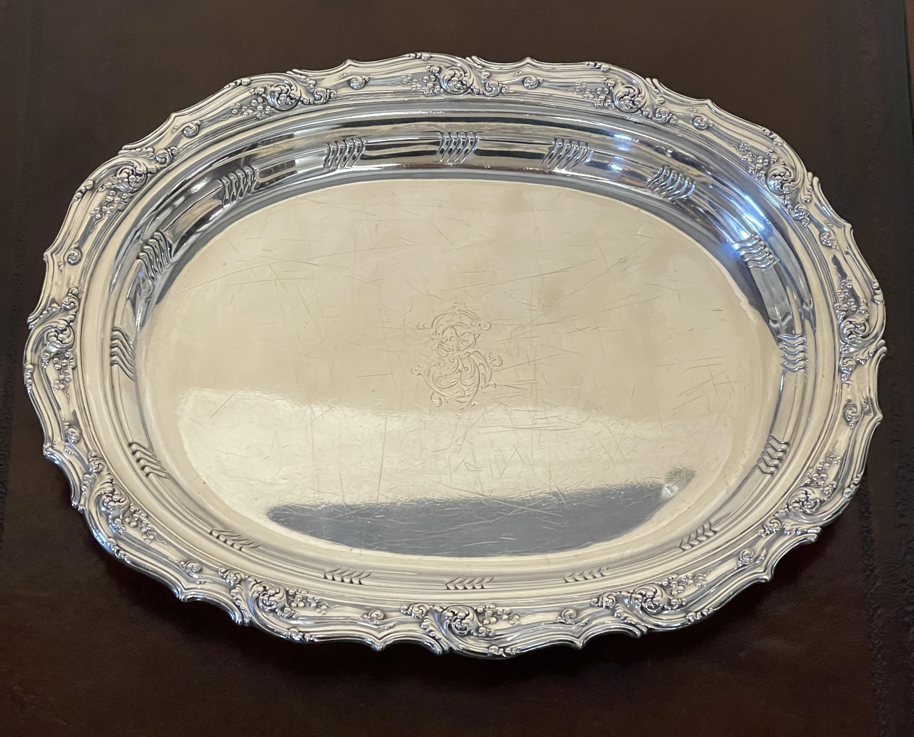 Super Collectable World Fair Chicago 1893 Antique Tiffany & Co. Sterling Tray For Sale 2