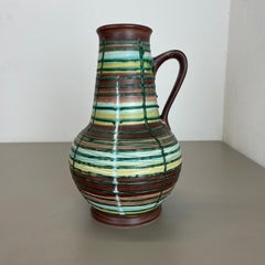 Super Colorful 31cm Fat Lava Pottery Vase by Bay Ceramics, Germany, 1970s