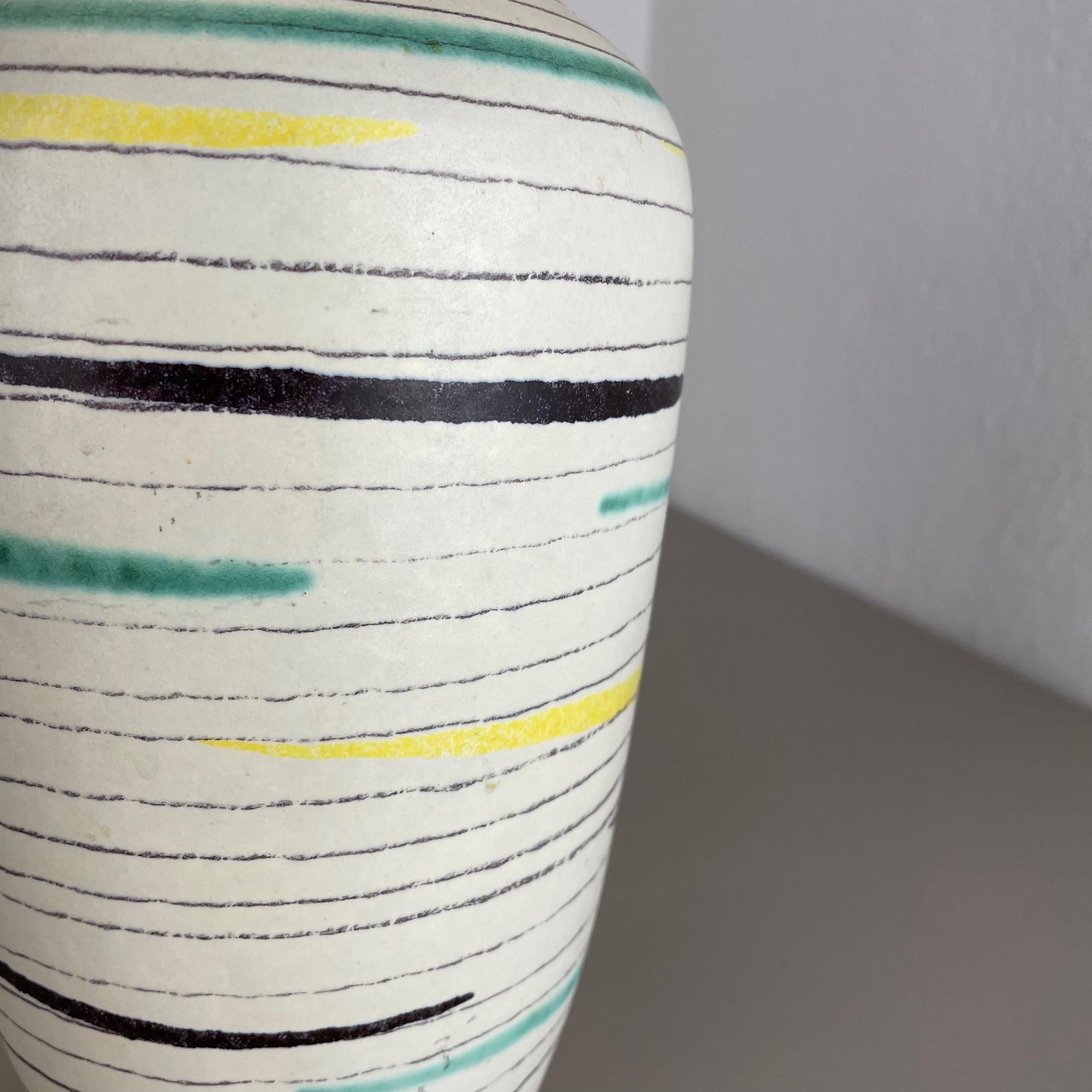 Vaso super colorato in ceramica lavica grassa 
