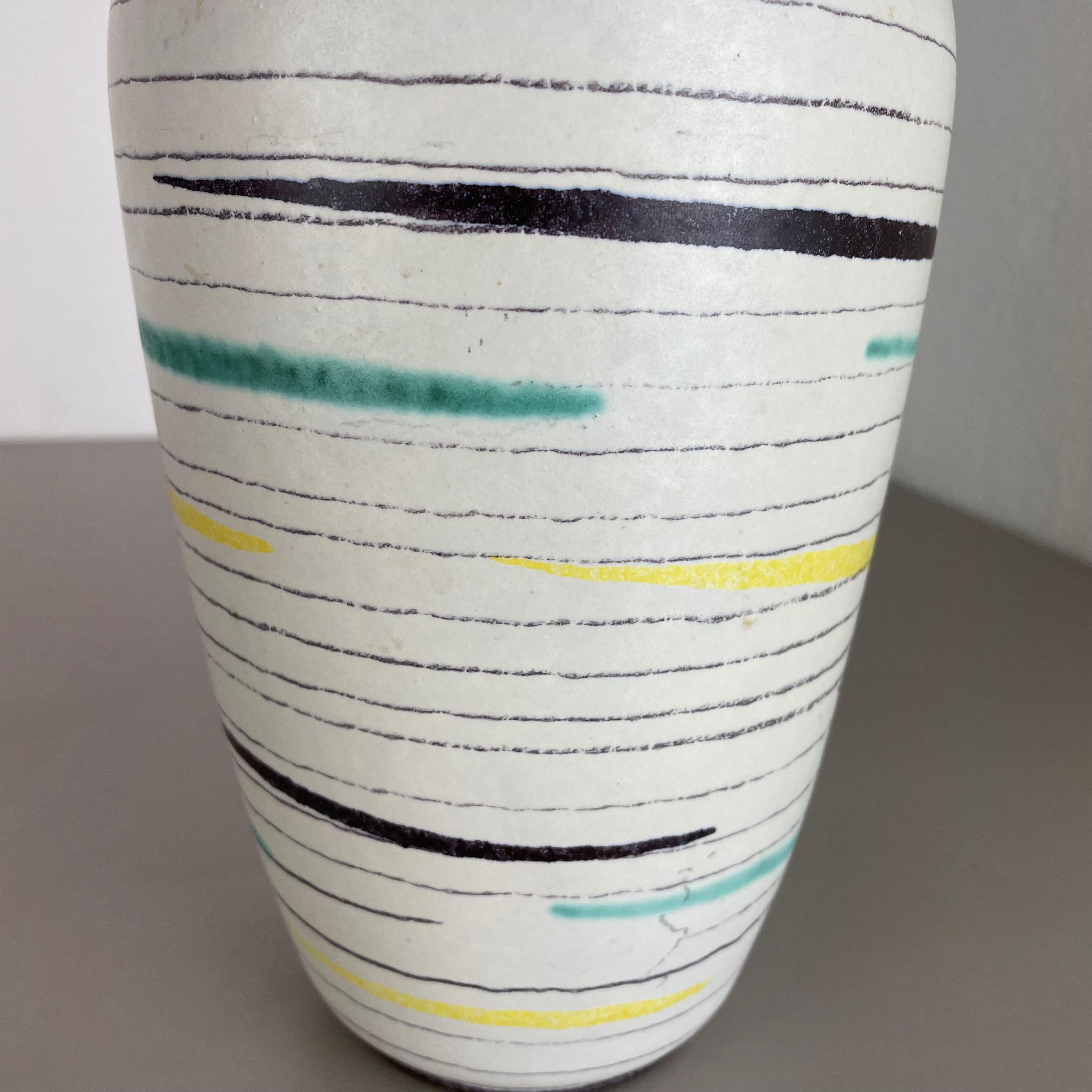 Vaso super colorato in ceramica lavica grassa 