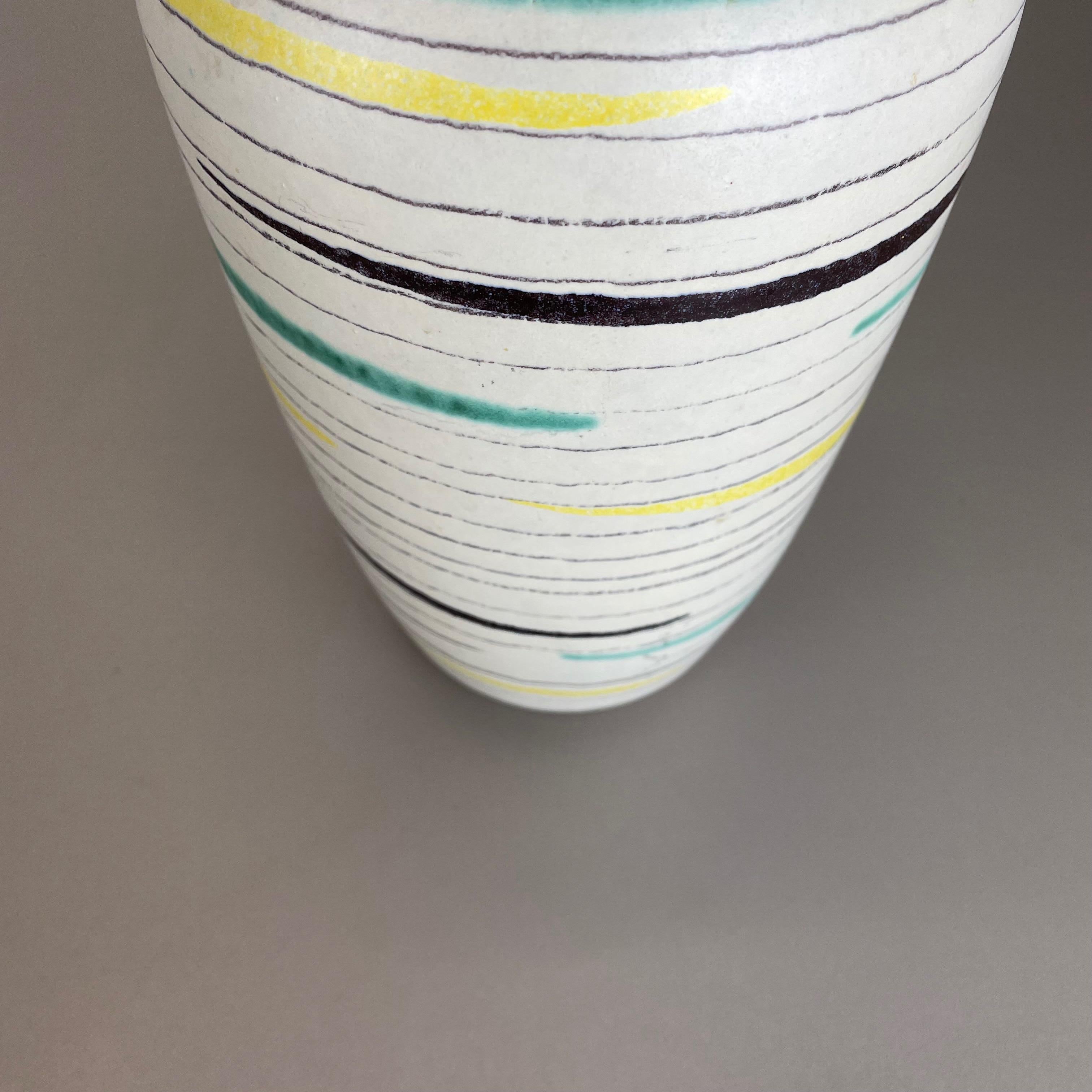 Vaso super colorato in ceramica lavica grassa 