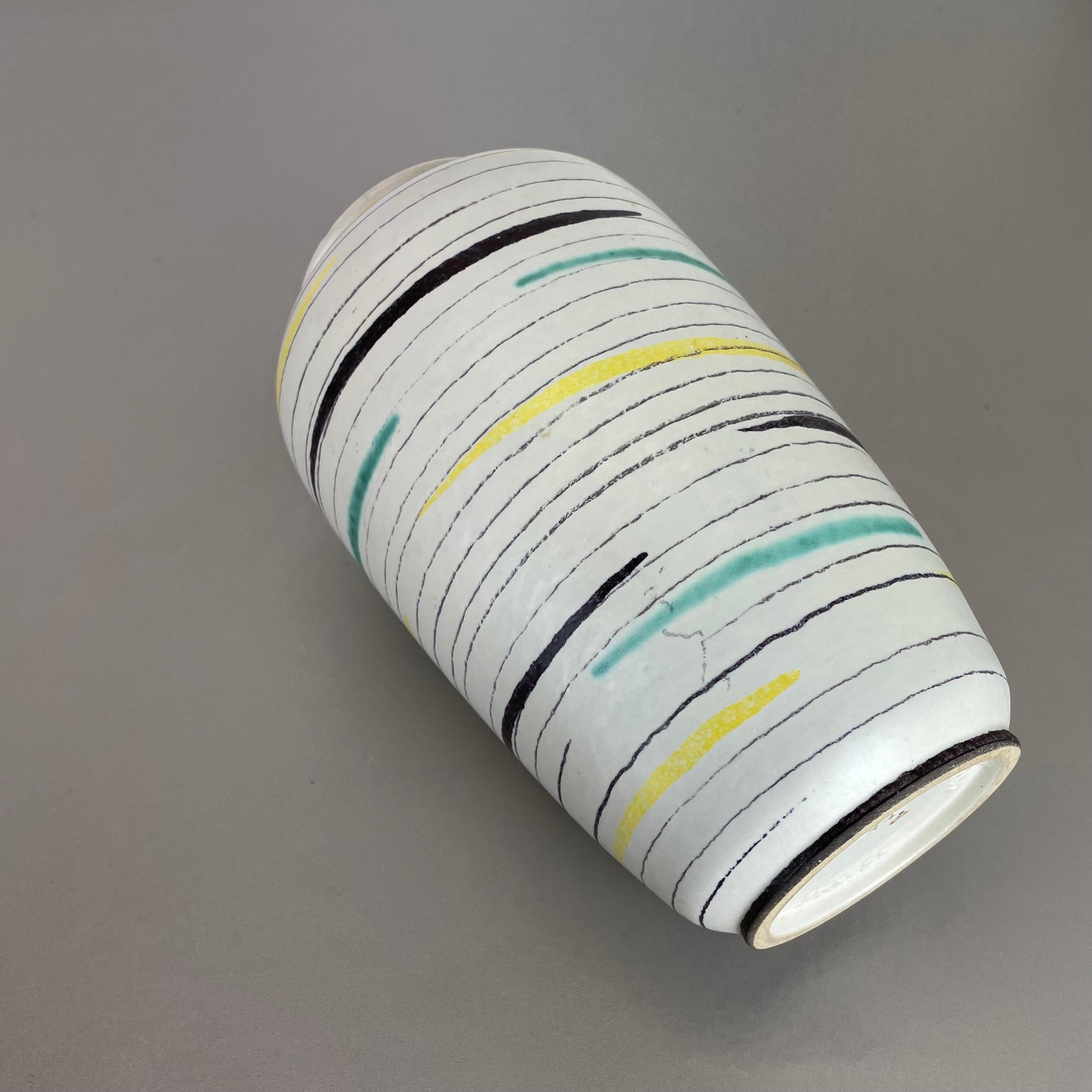 Vaso super colorato in ceramica lavica grassa 