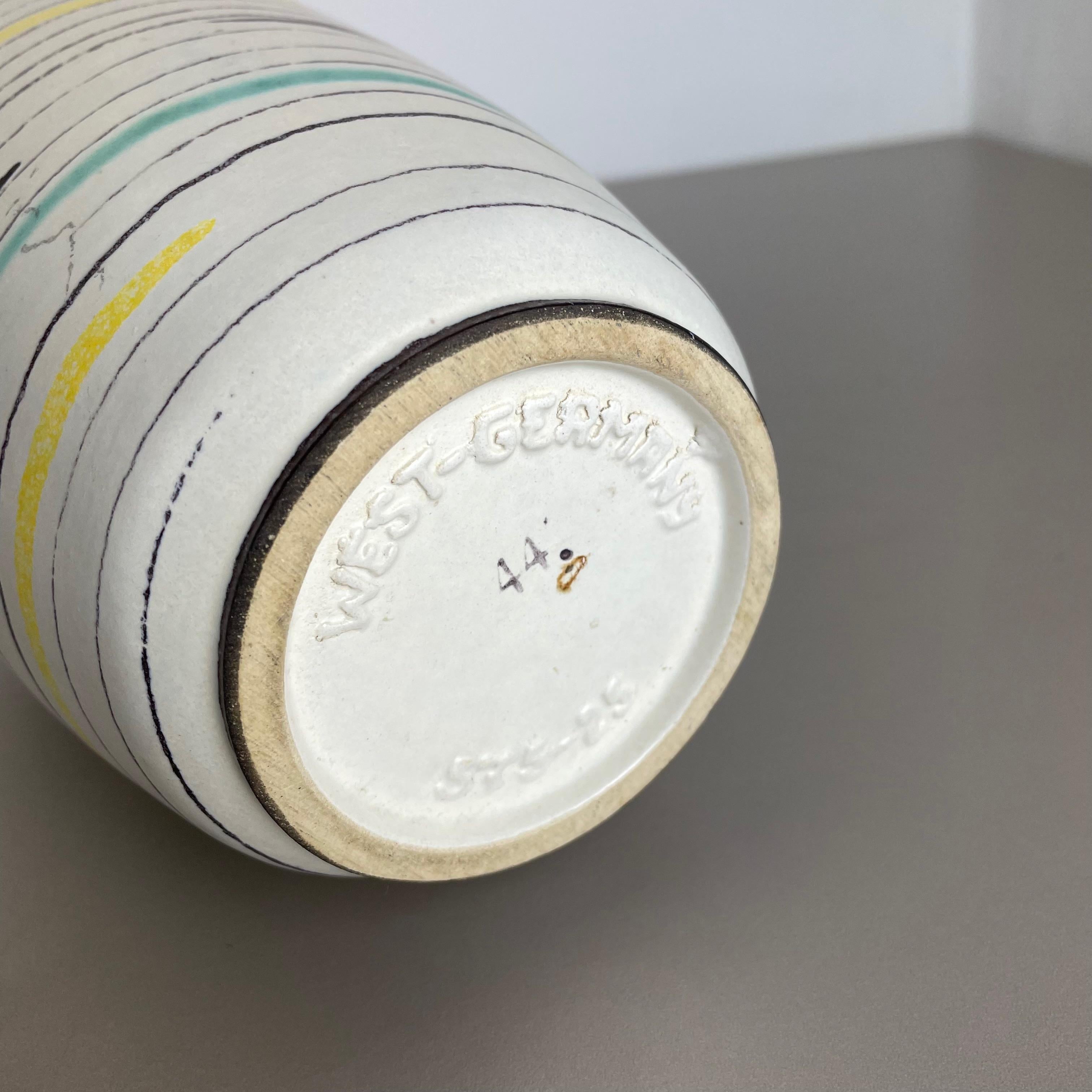 Vaso super colorato in ceramica lavica grassa 