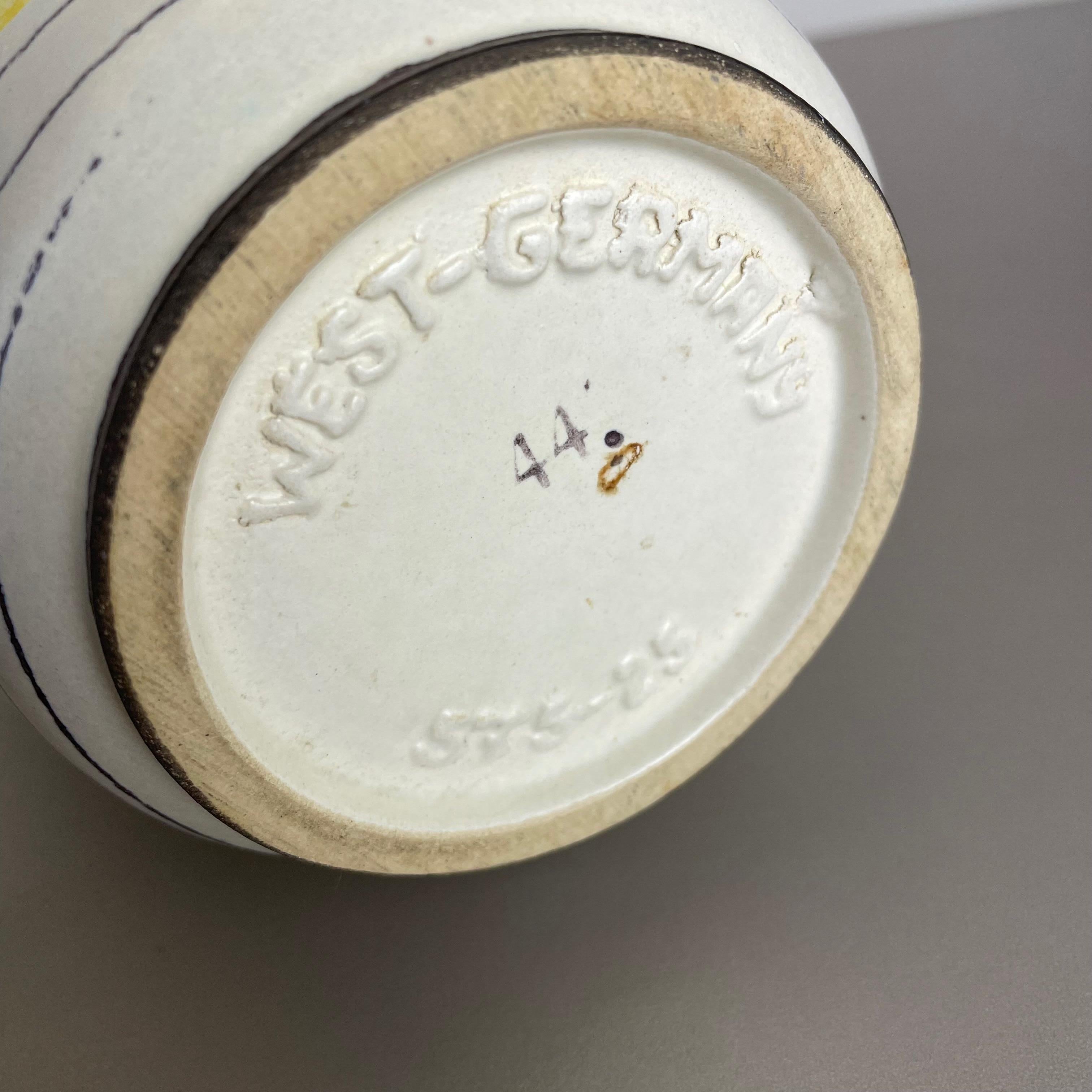 Vaso super colorato in ceramica lavica grassa 