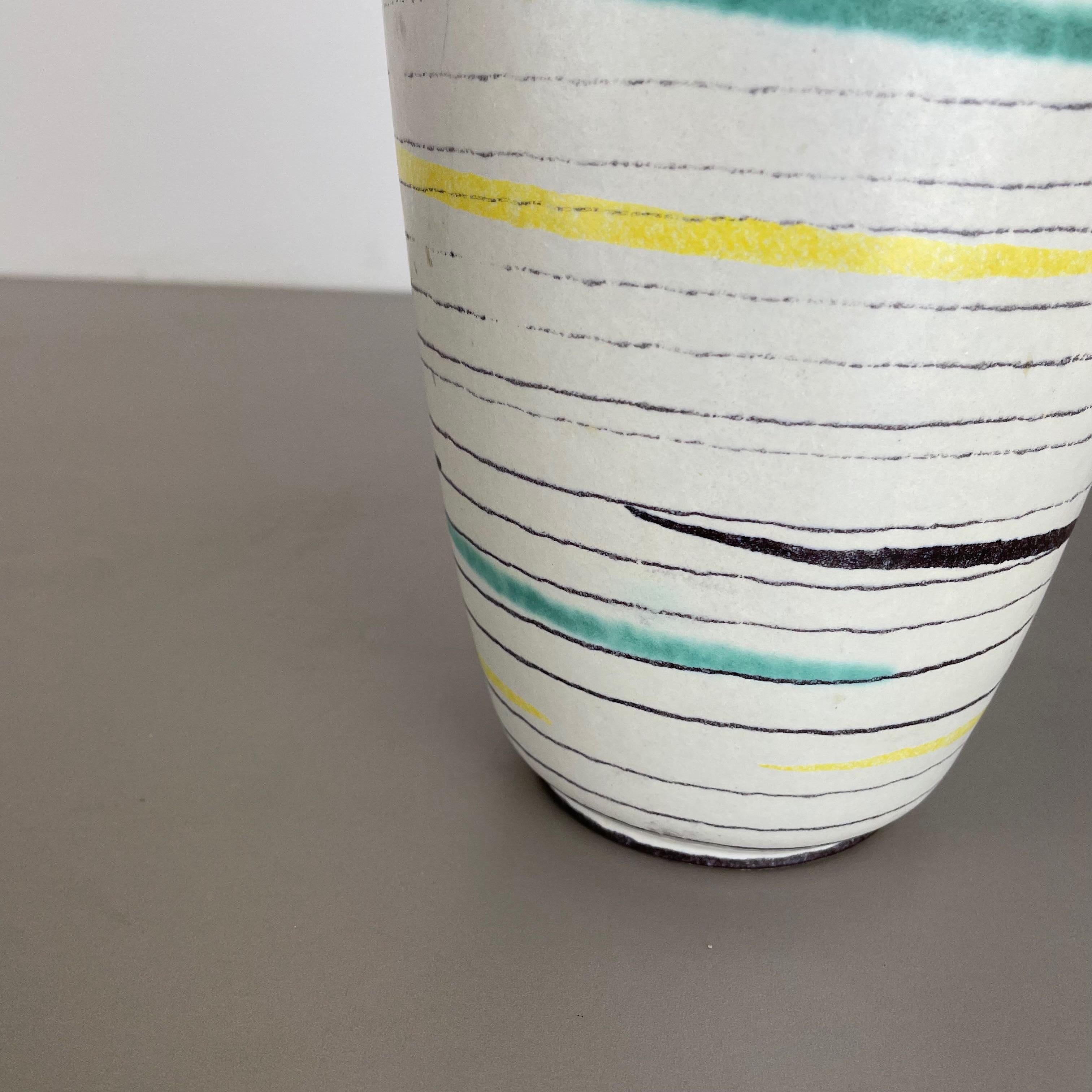 Vaso super colorato in ceramica lavica grassa 