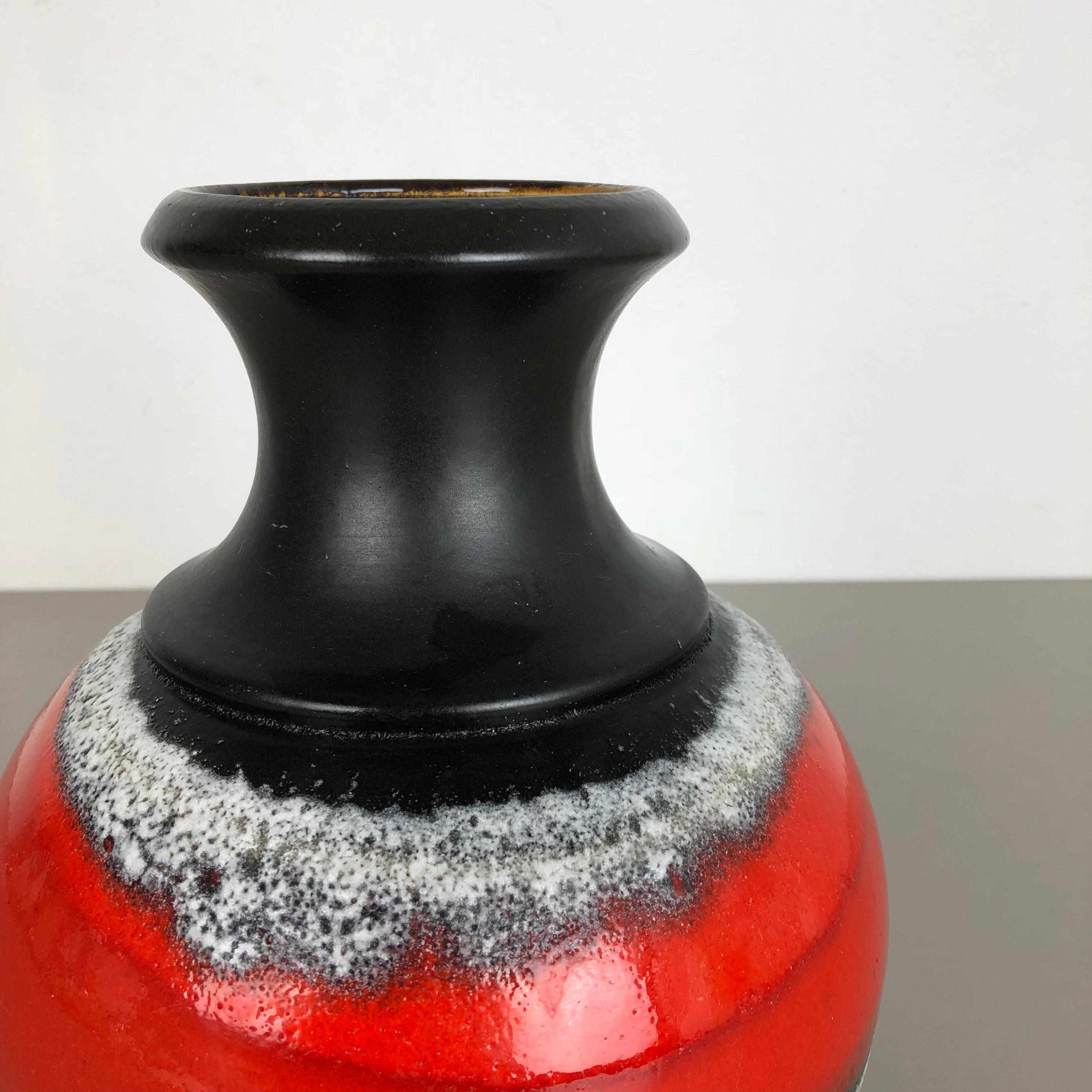 Mid-Century Modern Super Colorful Fat Lava Pottery 