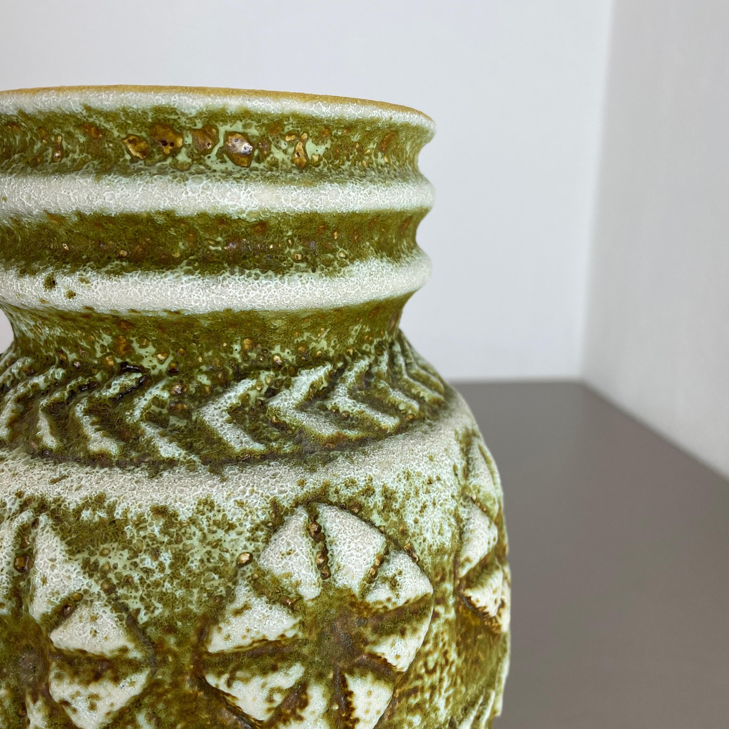 Superbe vase coloré en poterie de lave grasse de Bay Ceramics, Allemagne, 1970 en vente 5