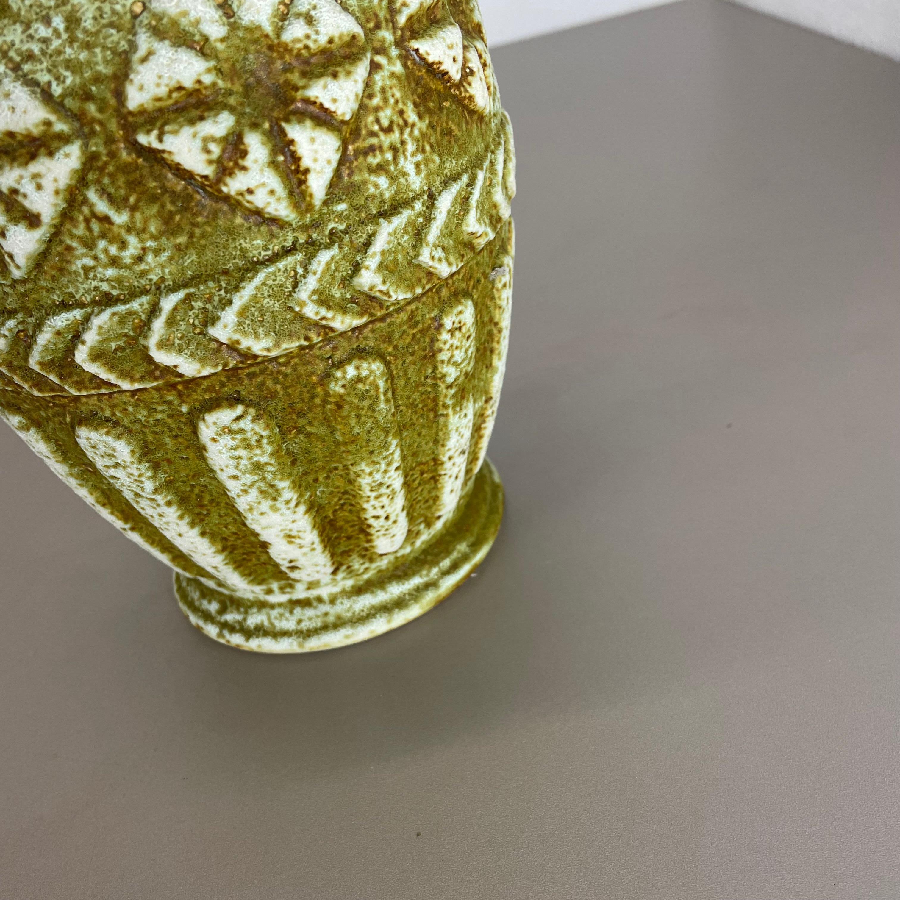 Superbe vase coloré en poterie de lave grasse de Bay Ceramics, Allemagne, 1970 en vente 6