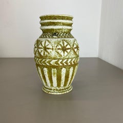 Super Colorful Fat Lava Pottery Vase by Bay Ceramics, Germany, 1970s
