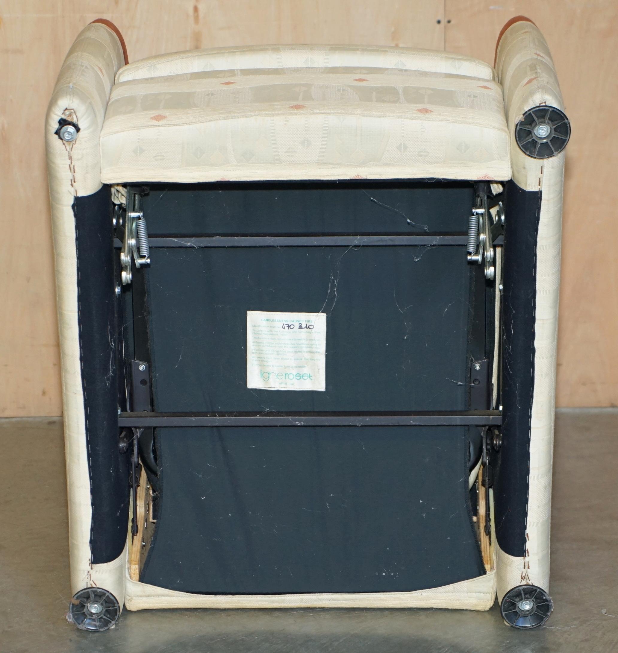 SUPER COMODO Ligne Roset MODERNISTA FRANCESE PETITE SIESTE RECLINER BRACCIALETTO in vendita 9