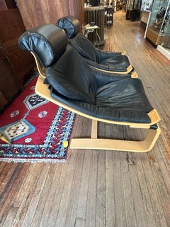 Super Comfortable Midcentury Modern Swedish Lounge Chairs by Ake Fribytter