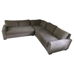 Used Super Comfy Family Room Sectional Sofa