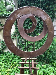 Super Cool 1960s Outdoor Kinetic Pendulum Sculpture