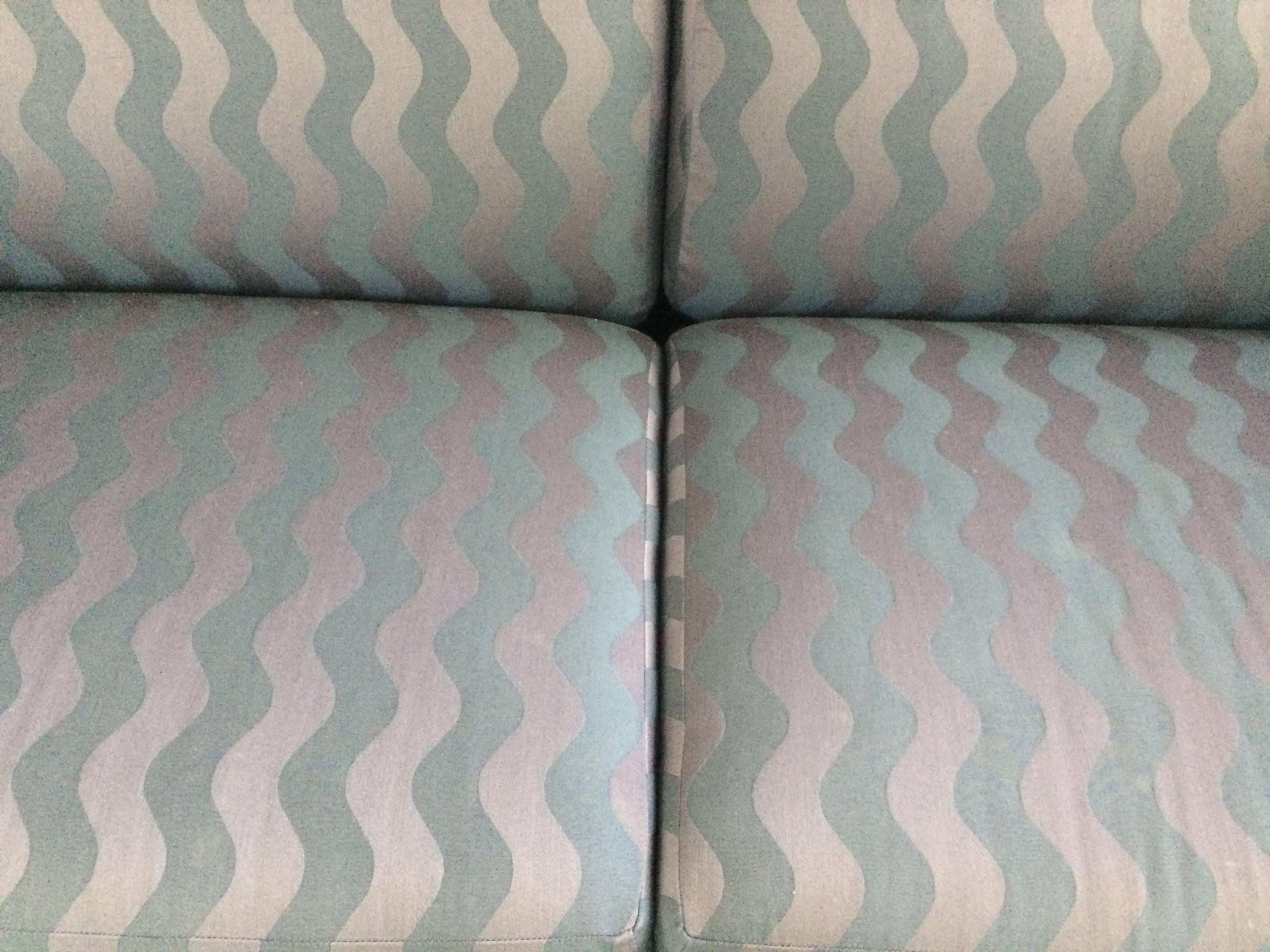 Super Cool Deco Inspired Designer Kenneth Winslow Sofa In Good Condition In Hopewell, NJ