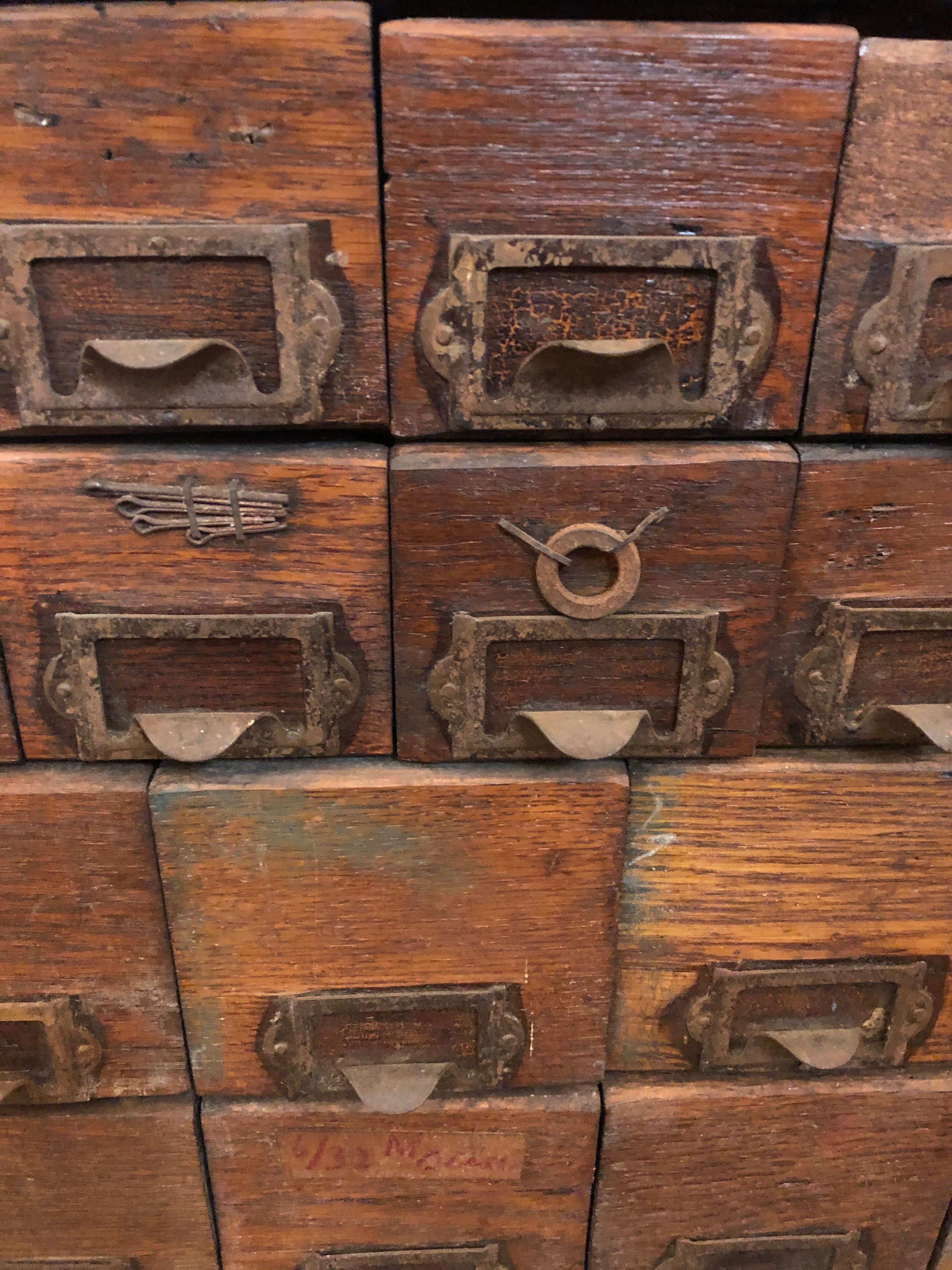 antique hardware cabinet